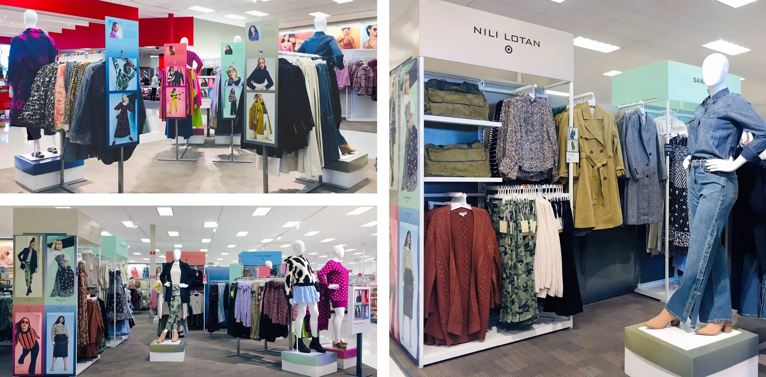 Adjacent floors needed modifications for fixtures to be set up properly, thus making room for shoppability. At the same time, these spaces had to be well-defined in order to separate the collections of each designer. 

One of the things that was a ch