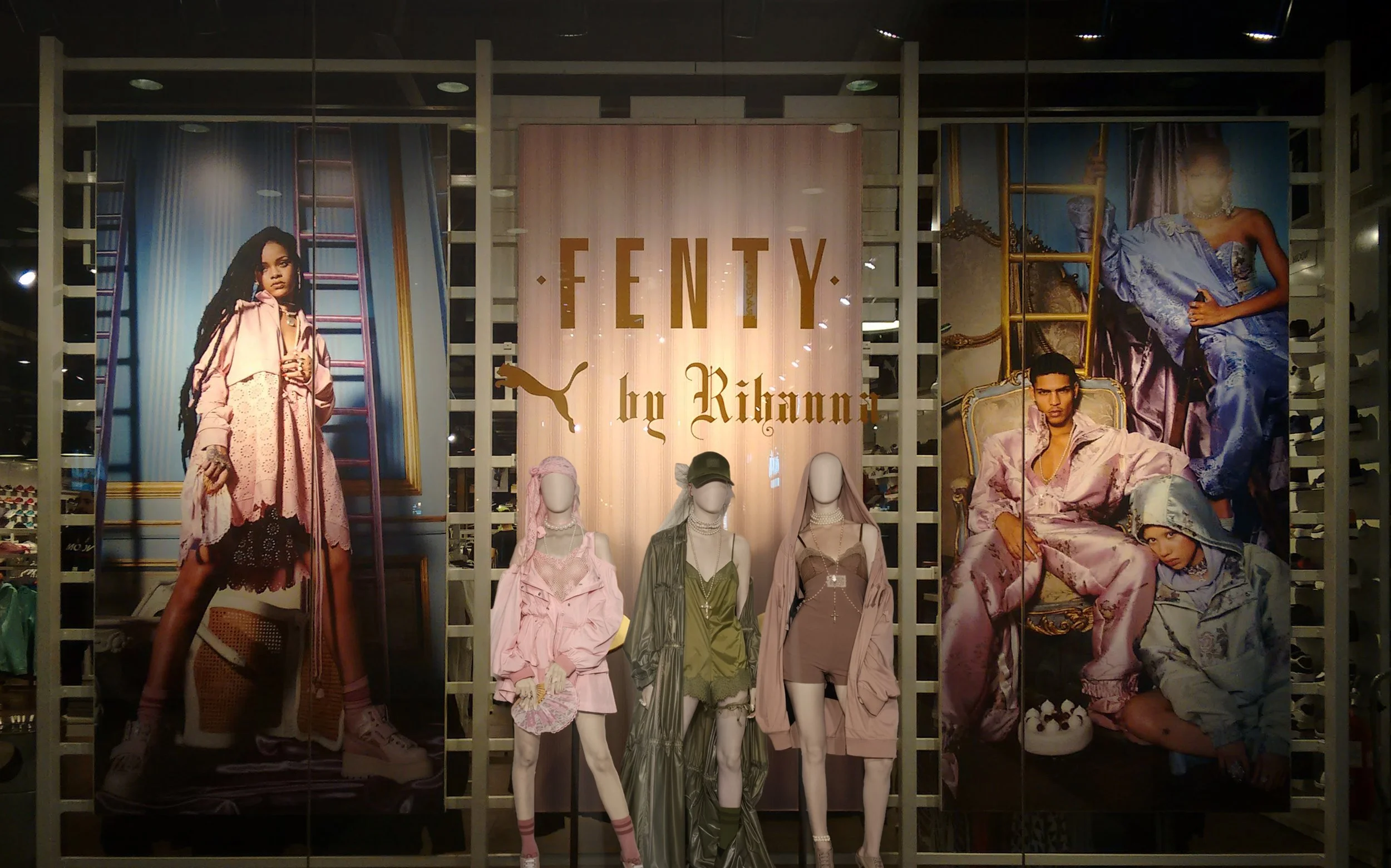 Fenty SS17 x Rihanna Window Display - Wholesale Stores