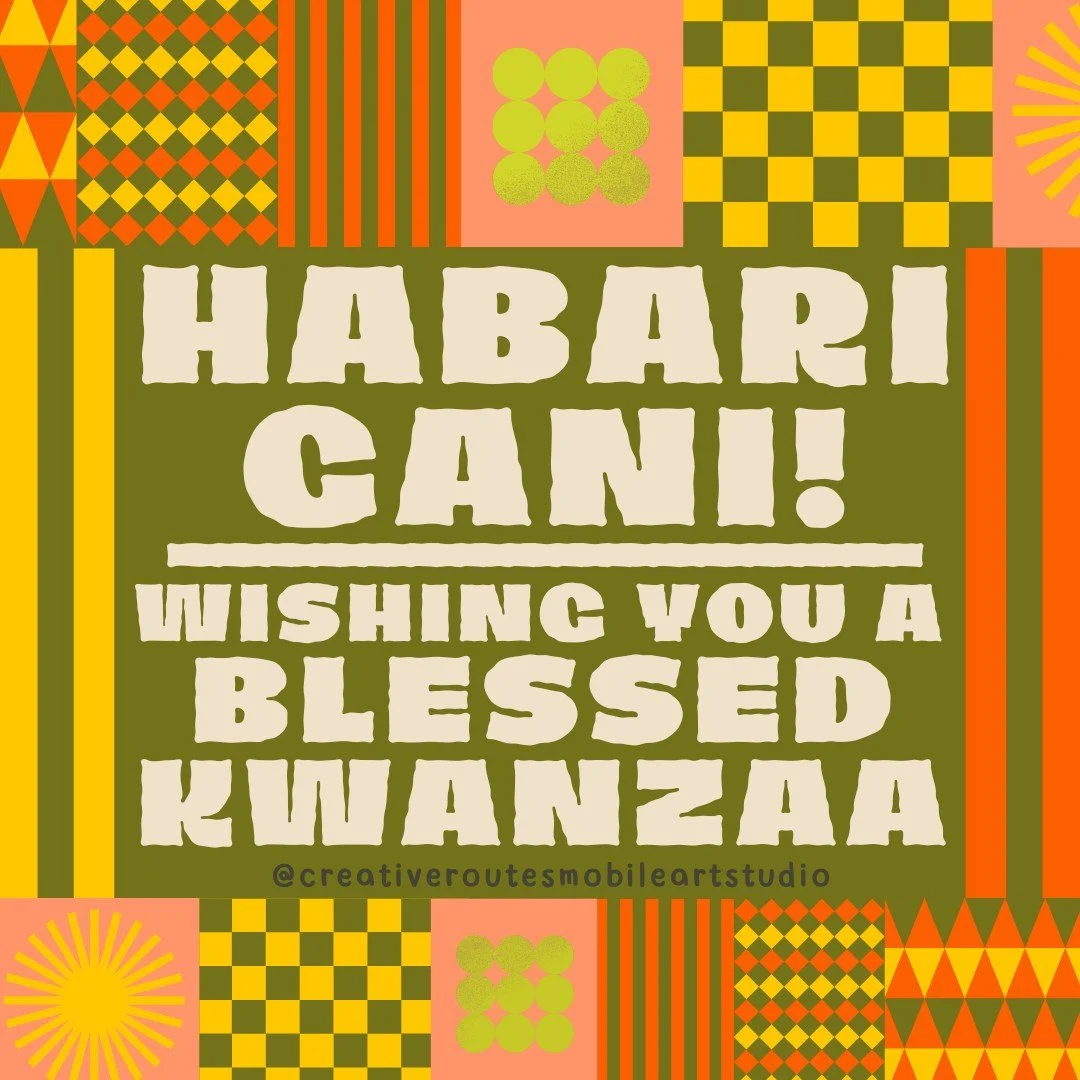 ✨🖤💚❤️ Habari gani? Happy Kwanzaa! ✨🖤💚❤️

Wishing you a joyful and meaningful start to Kwanzaa! May this season of unity, self-determination, and creativity bring connection, reflection, and hope to you and your community!

#HappyKwanzaa #Kwanzaa2