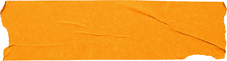 Close-up of torn orange paper with rough edges and creases.