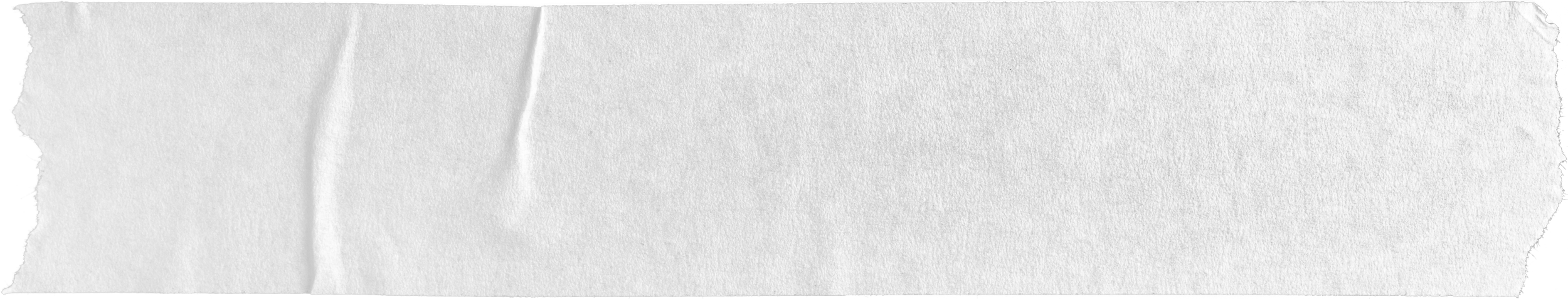 A torn piece of white paper.