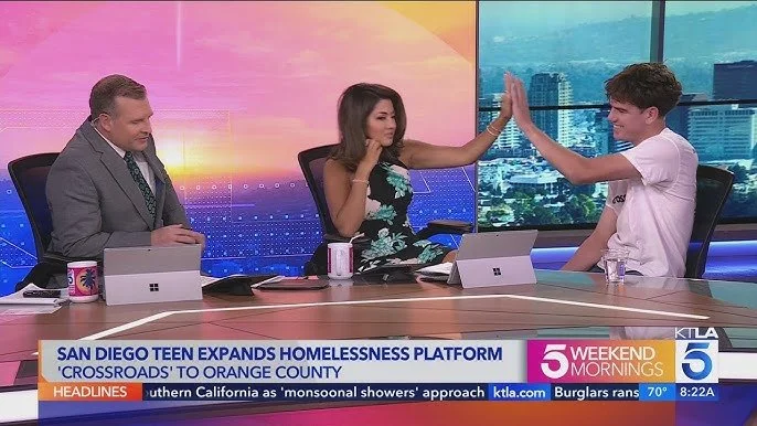 Crossroads live on KTLA!