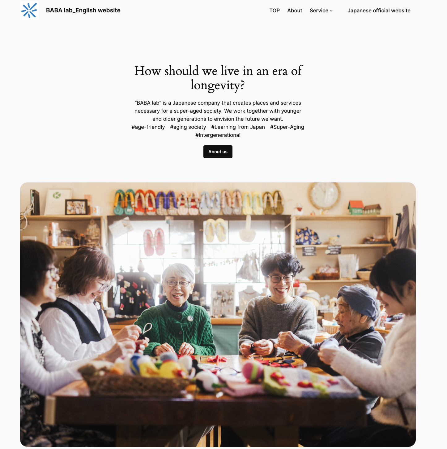 【お知らせ】BABA lab英語サイトオープンしました BABA lab English website is now live.　