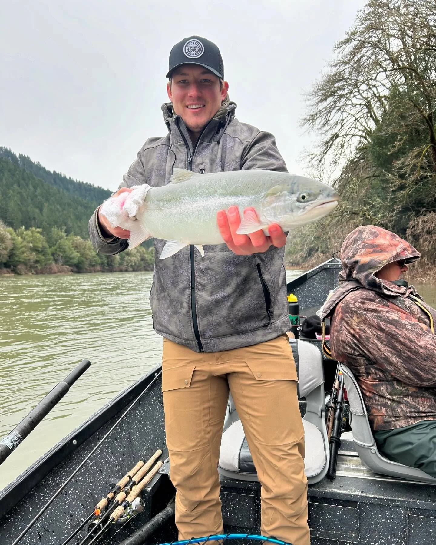 Hooked on the river &amp; Good vibes outdoors 🎣 🤠