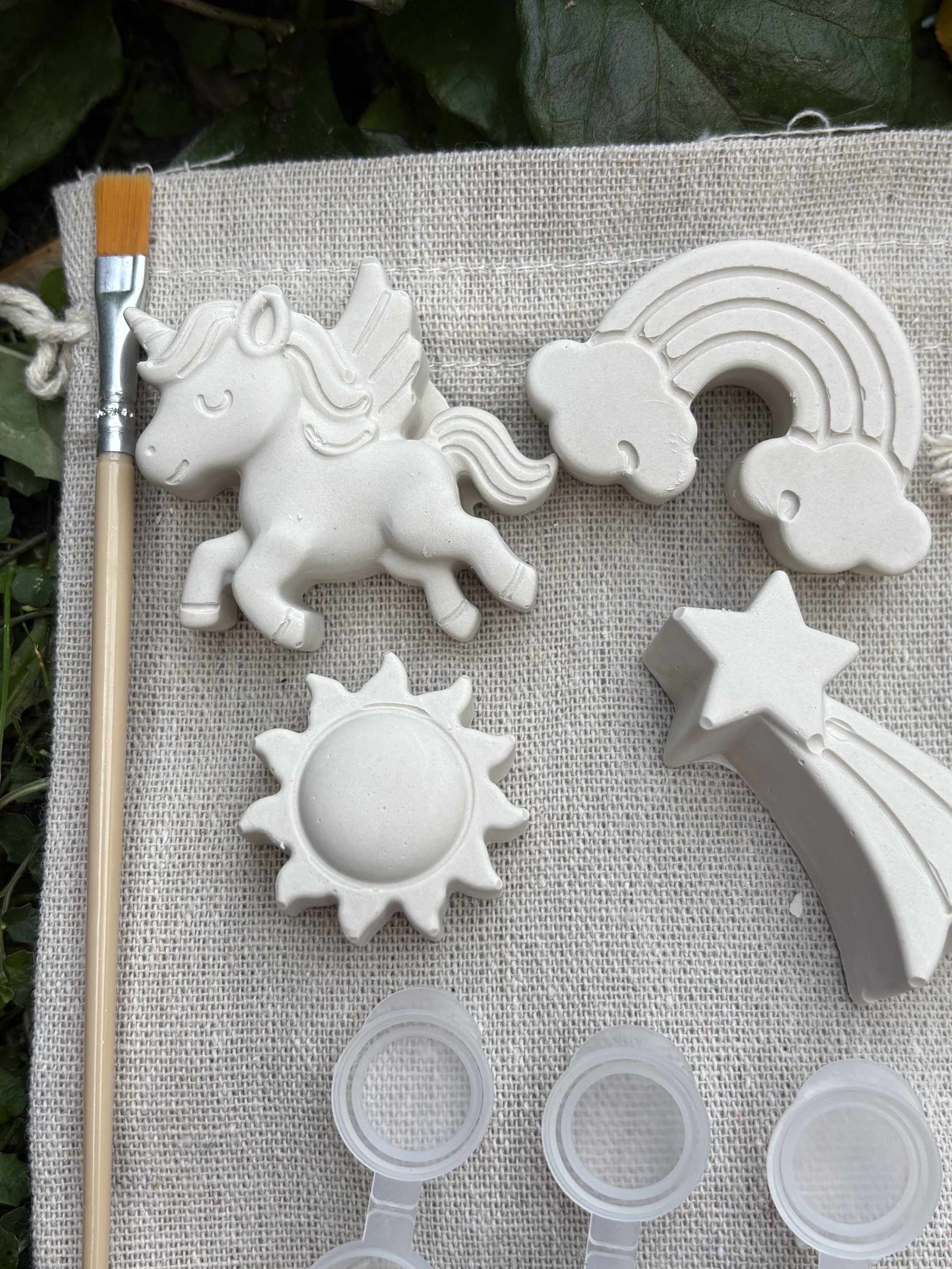 Paint Your Own Rainbow Unicorn Kit for kids by wild wanderers