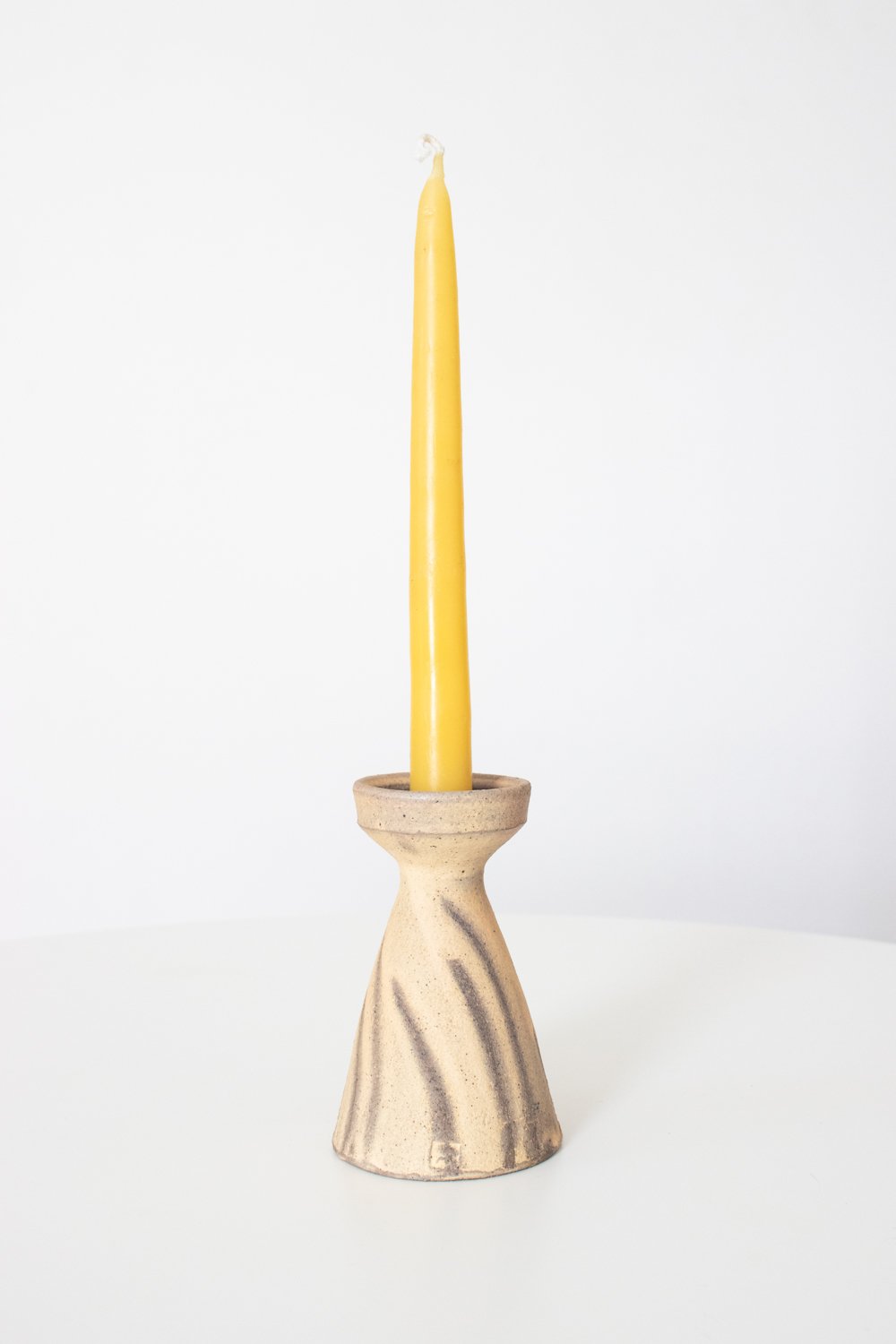 Woodfired candle holder