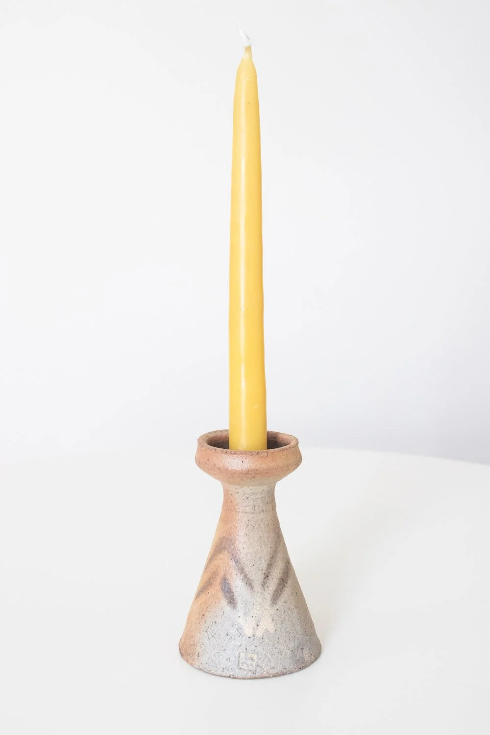 Woodfired candle holder