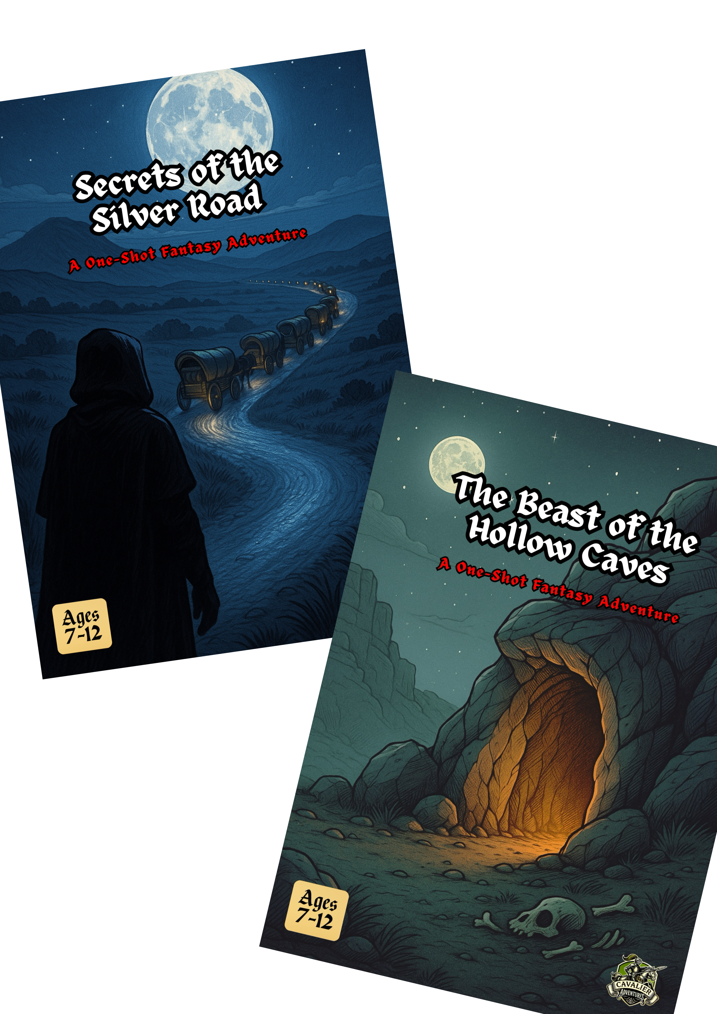 STARTER BUNDLE (2 One--Shot Adventures Ready to Play) – Simplified D&D Inspired Adventure for Kids 7–12