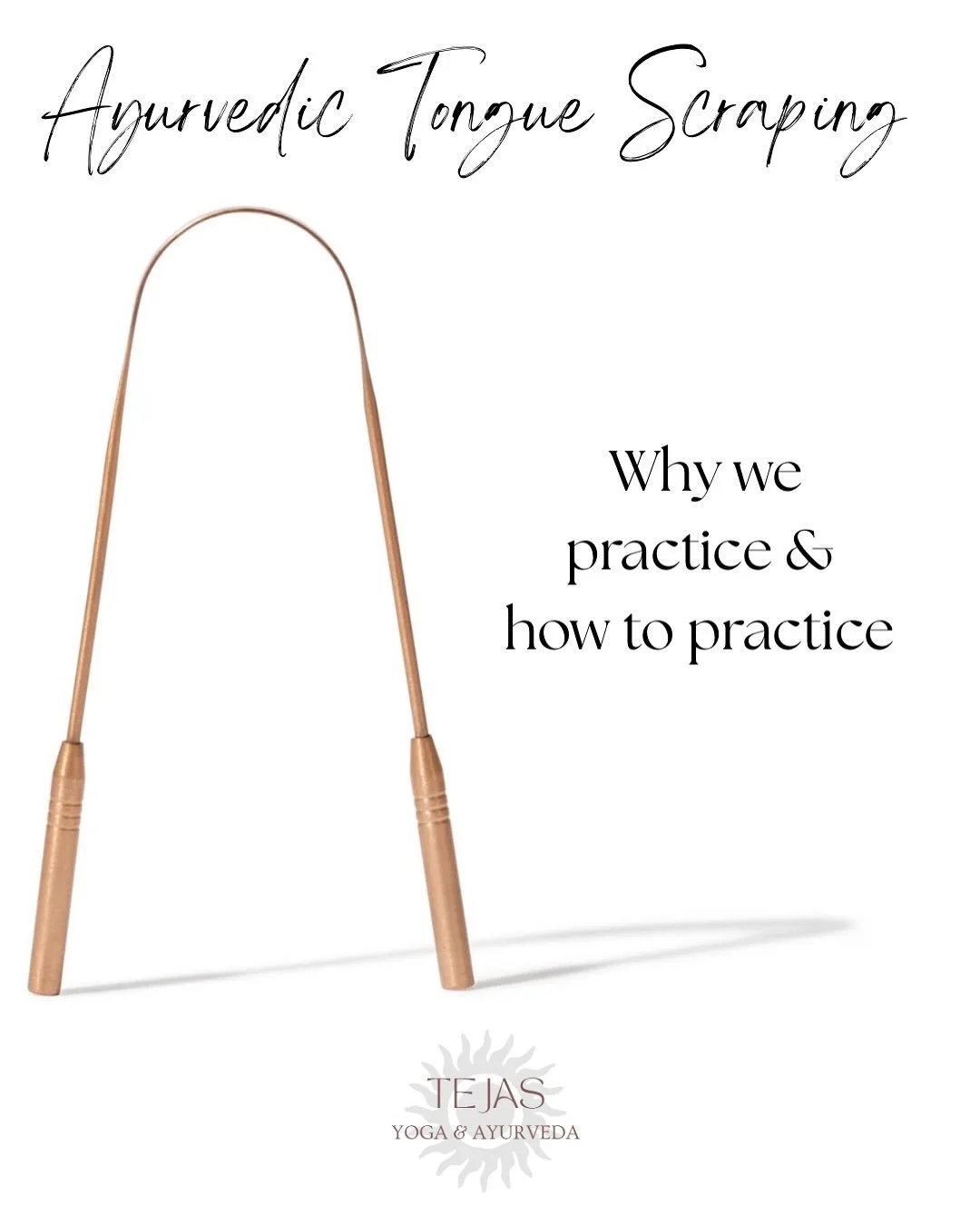 So many ayurvedic practices are rooted in gut health and mental health but I love when I understand the spiritual/ emotional connection to them. Make your way to slide # 4 to tie it all together! 😜 
#ayurveda #tonguescraping #guthealth #throatchakra