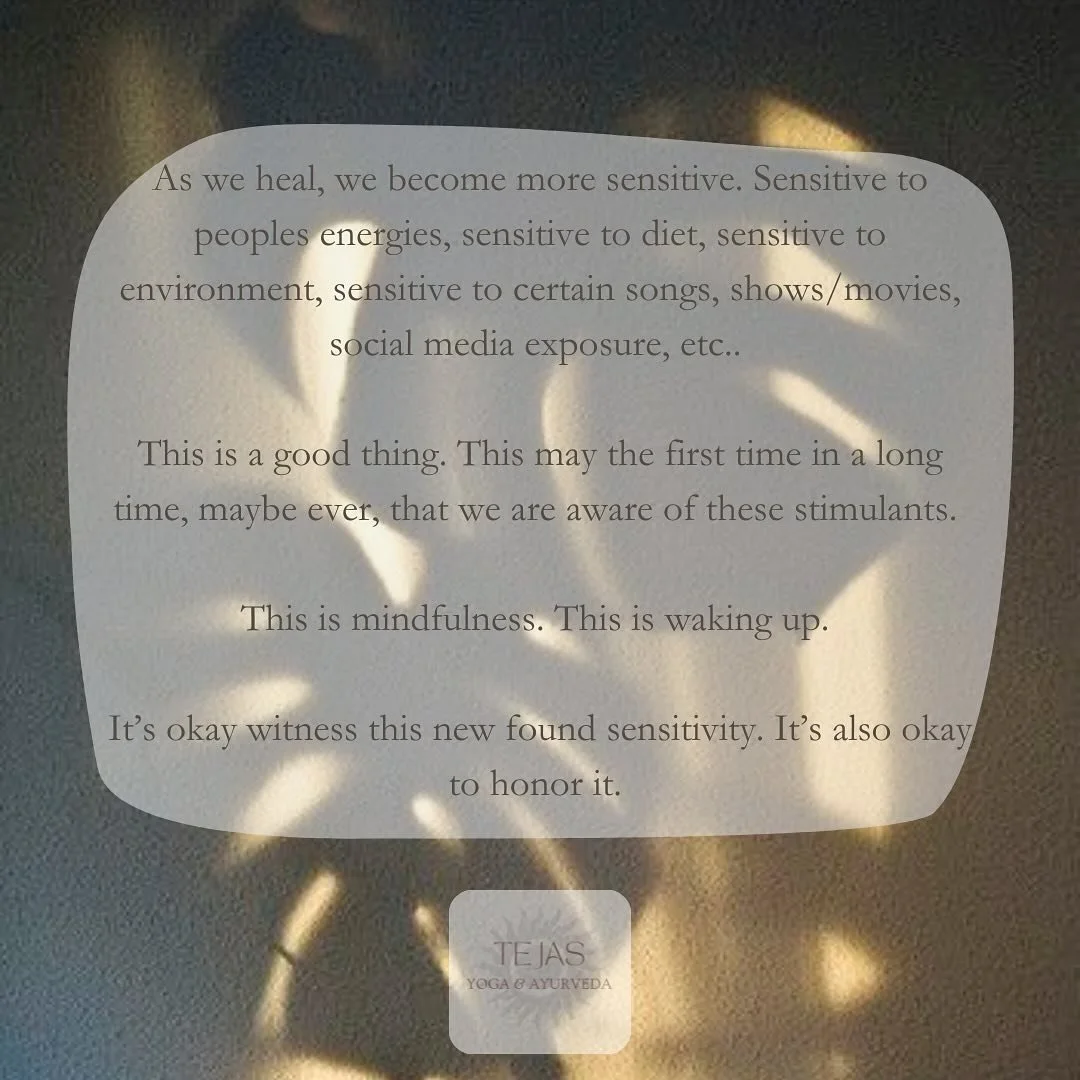 A heart felt reminder that sensitivity is a good thing, it&rsquo;s a recognition of the senses. It&rsquo;s a strong check in to the present moment, to who you are and to what you need