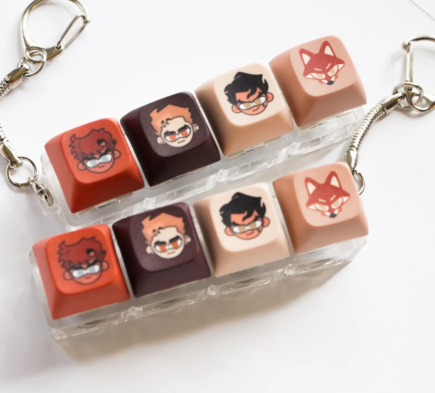 AFTG FIDGET KEYCAP KEYCHAINS — KOHI & ANDIE