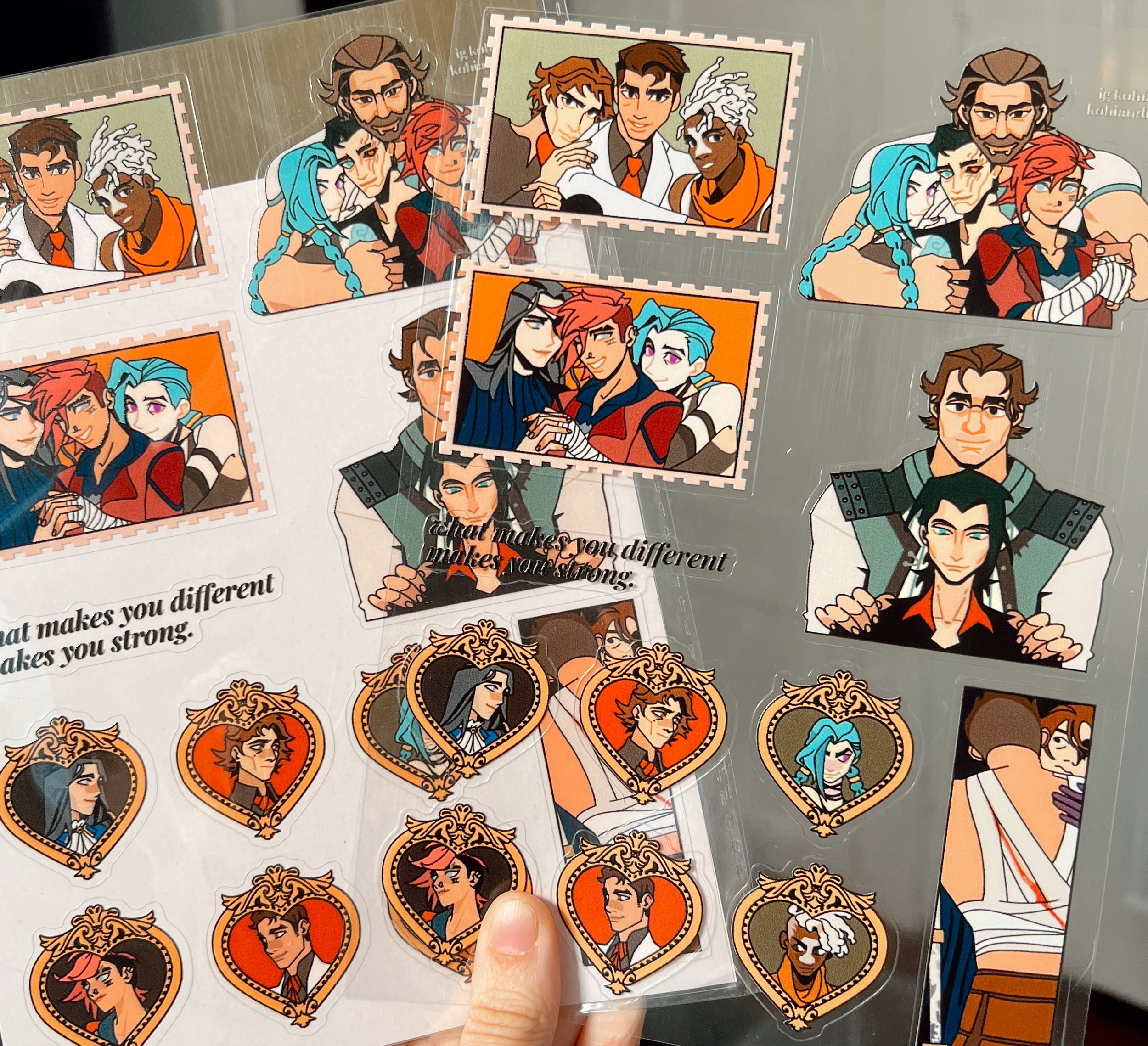 ARCANE CREWS CLEAR STICKERS