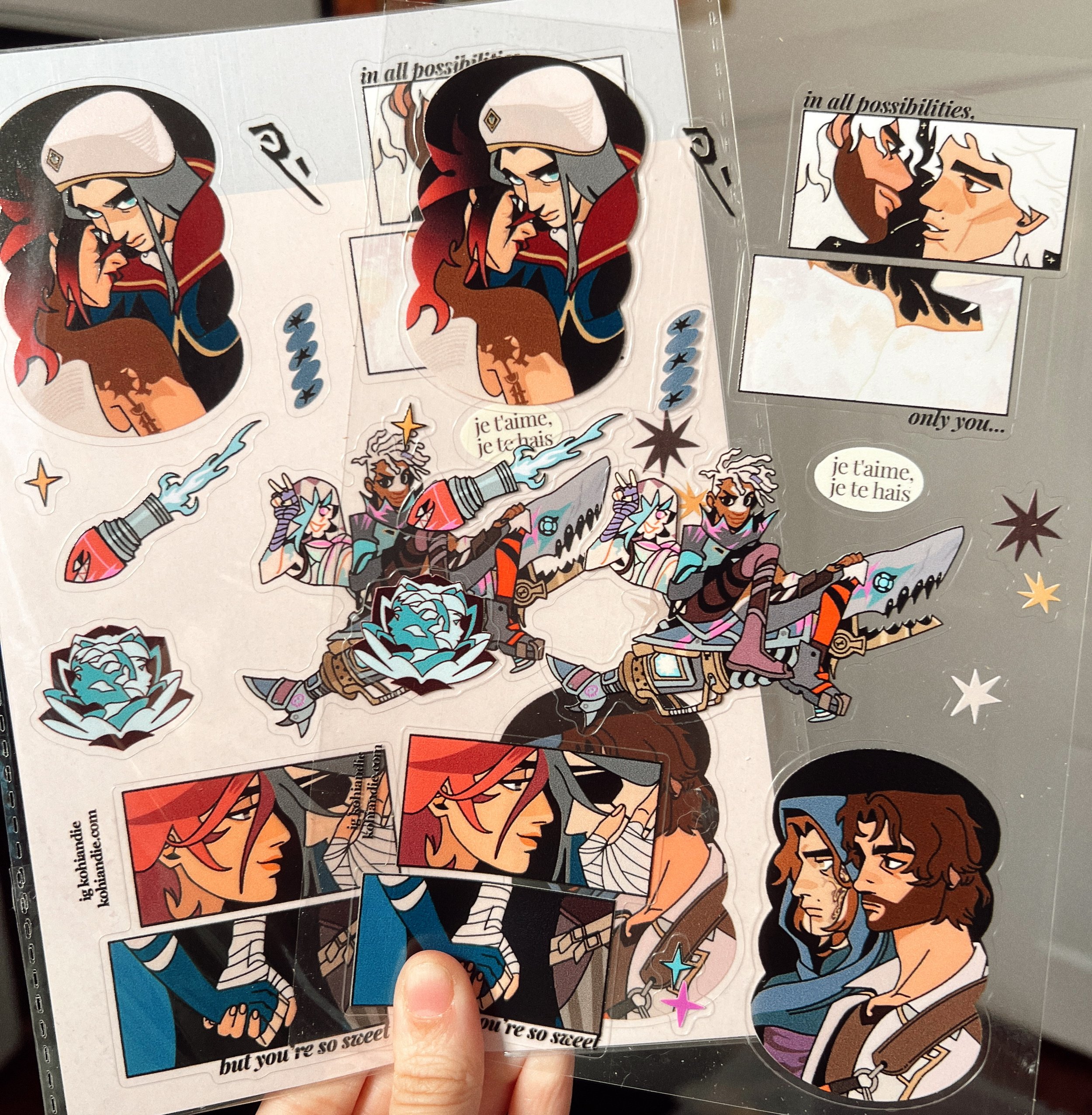 ARCANE SHIPPY CLEAR STICKERS