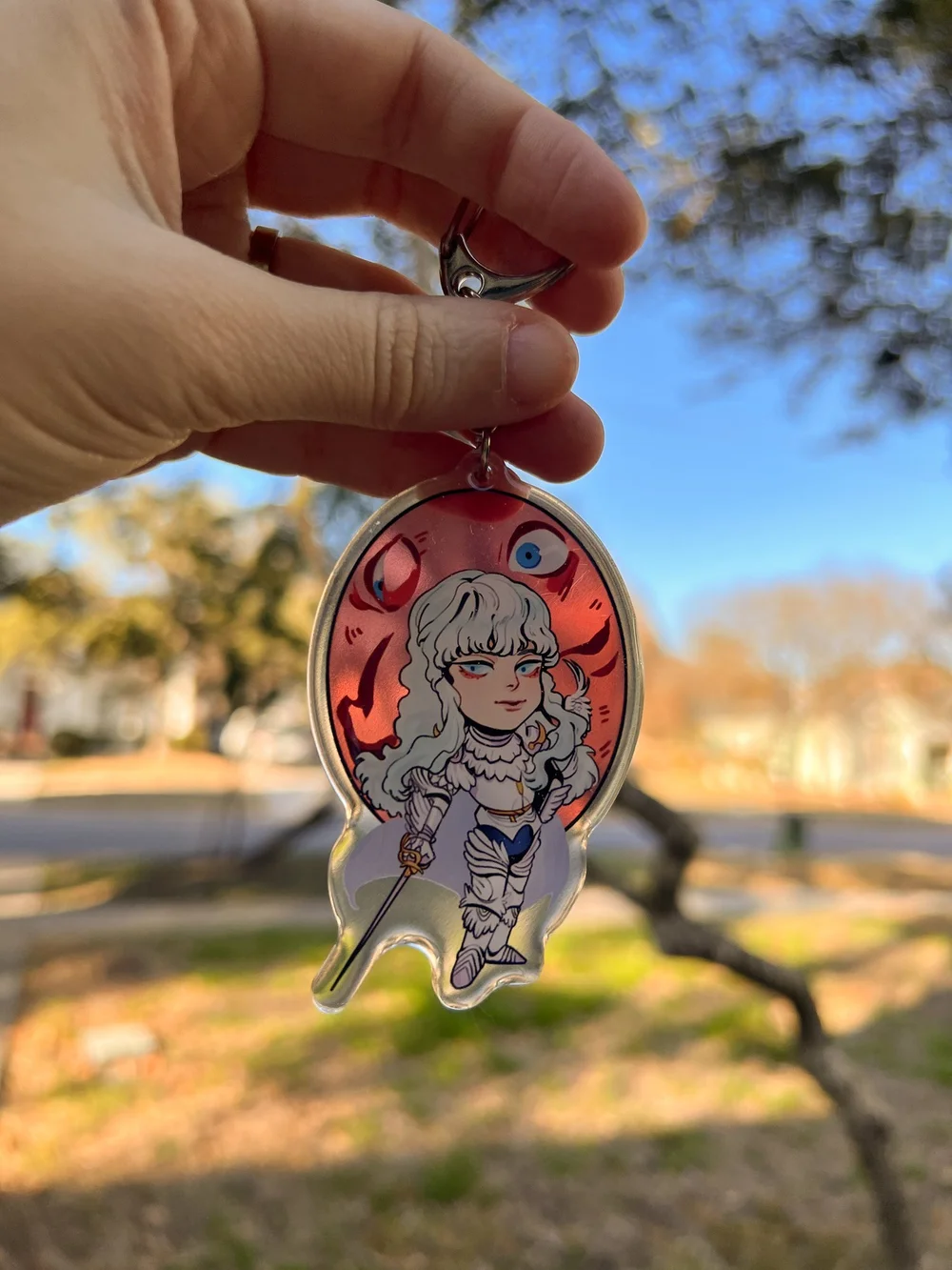 BERSERK: GUTS & GRIFFITH KEYCHAINS — KOHI & ANDIE