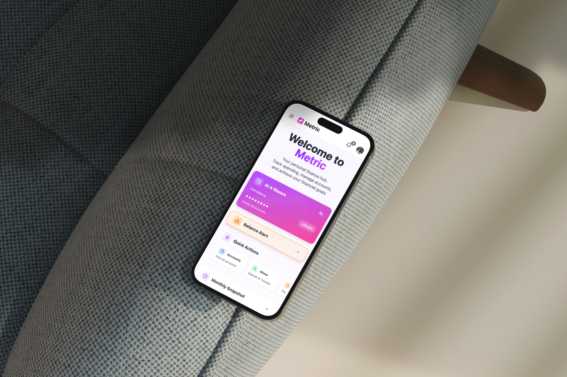 AI-Native Personal Finance App