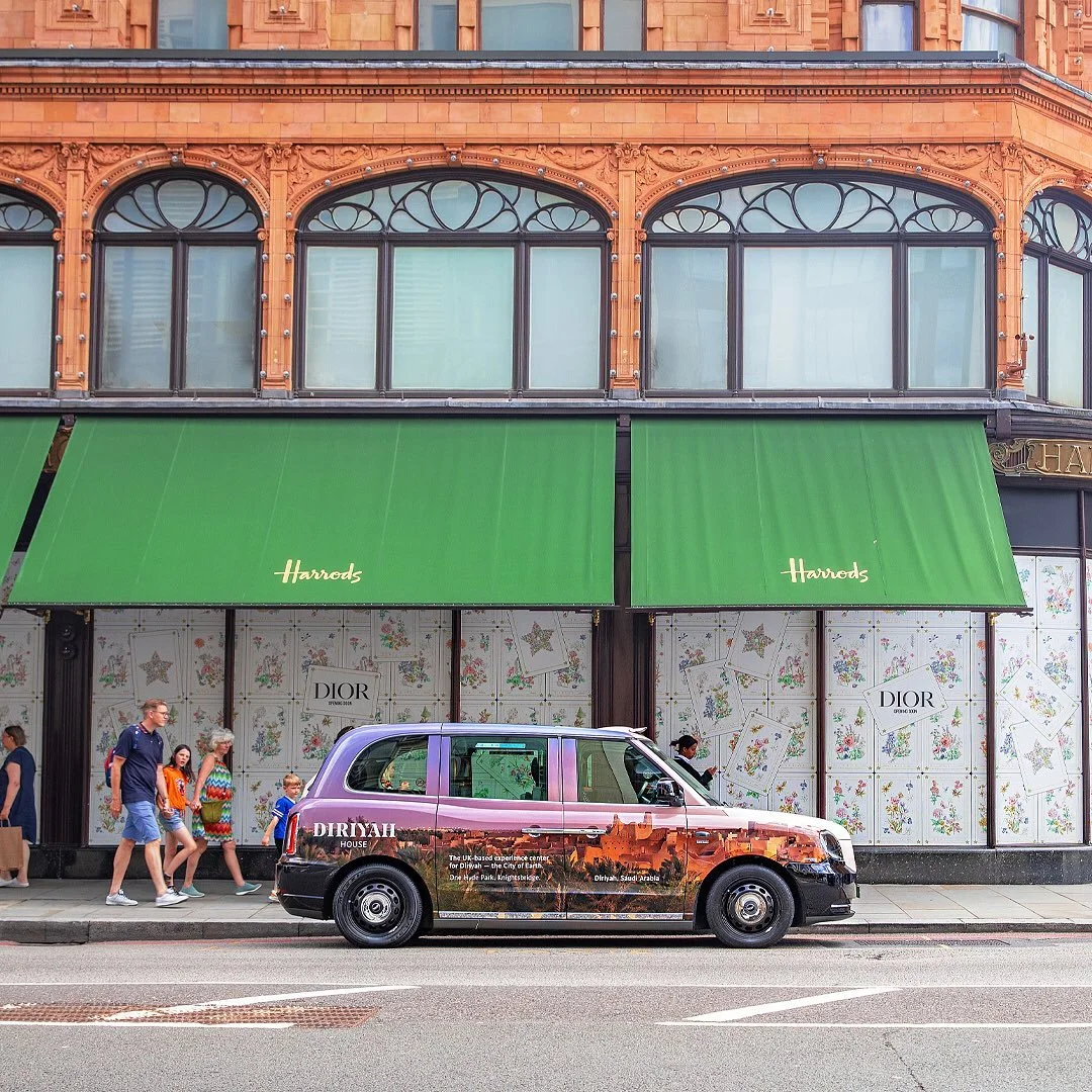 How does an audience of intrepid travellers connect with an ancient city? Taxi Advertising might have something to do with it!