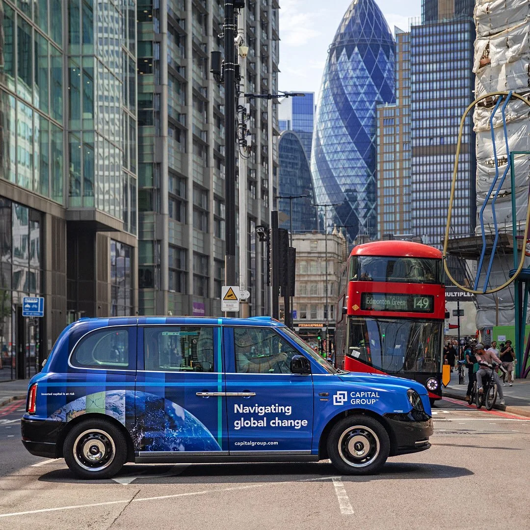 Navigating global markets is easier when you use a trusted partner like the @capitalgroup - navigating one way streets and back lanes is easier when you trust a black cab!