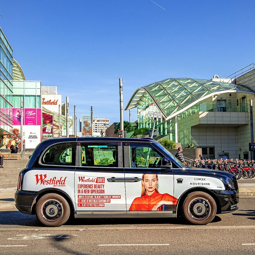 Black Friday, Christmas, and Boxing Day sales. With a hectic few months incoming, @westfield have peace of mind thanks to the attention-grabbing nature of taxis. No one&rsquo;s missing this message! #taxiadvertising
