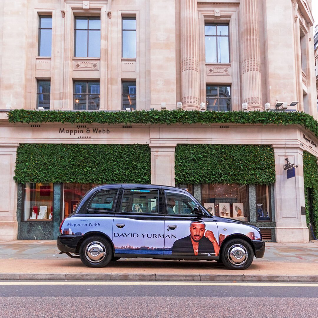 Looking for a timely reminder why Taxi Advertising is a powerful format? This captivating campaign for @davidyurman together with @watchesofswitzerland  couldn&rsquo;t have come at a better time!