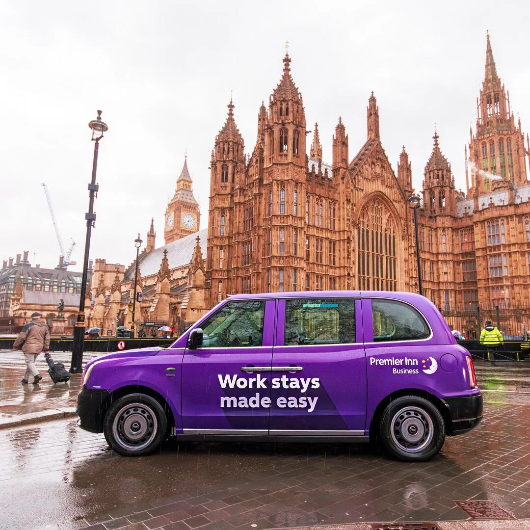 Targeting a professional audience looking for a comfortable night in? You can&rsquo;t go wrong with Taxis. Taxi Advertising has impressive reach among key business decision makers in London - just ask @premierinn
