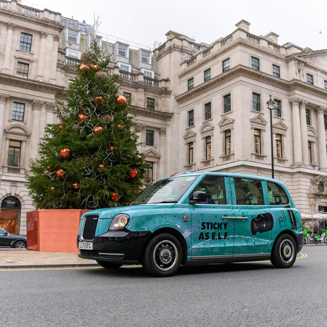 Sticky as ELF? For a creative solution that captures attention, Taxi Advertising is great at making audiences stick.