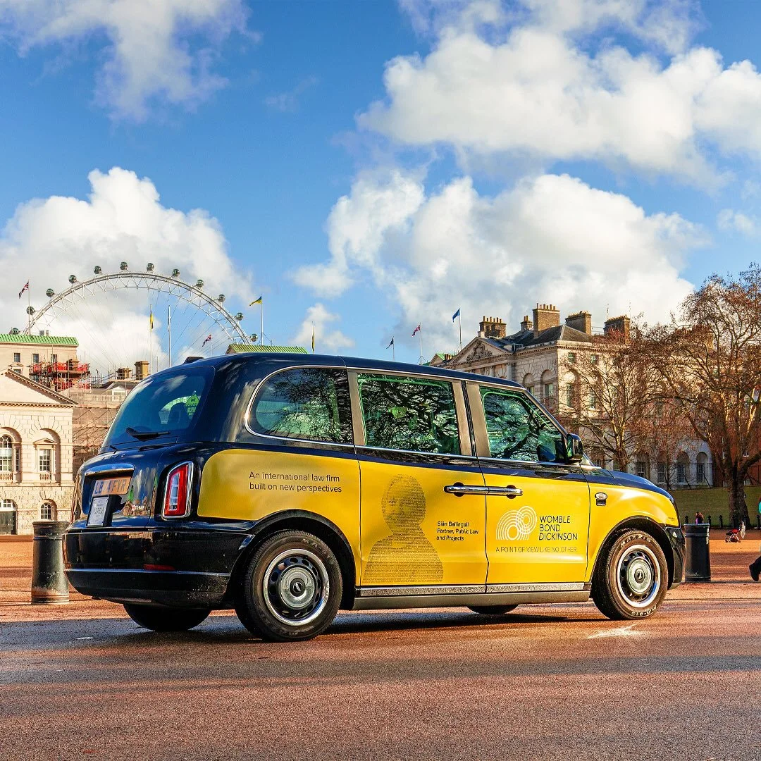 For a point of view like no other, Womble Bond Dickinson chose Taxis. After all - a trip in a London icon offers a refreshing perspective!
