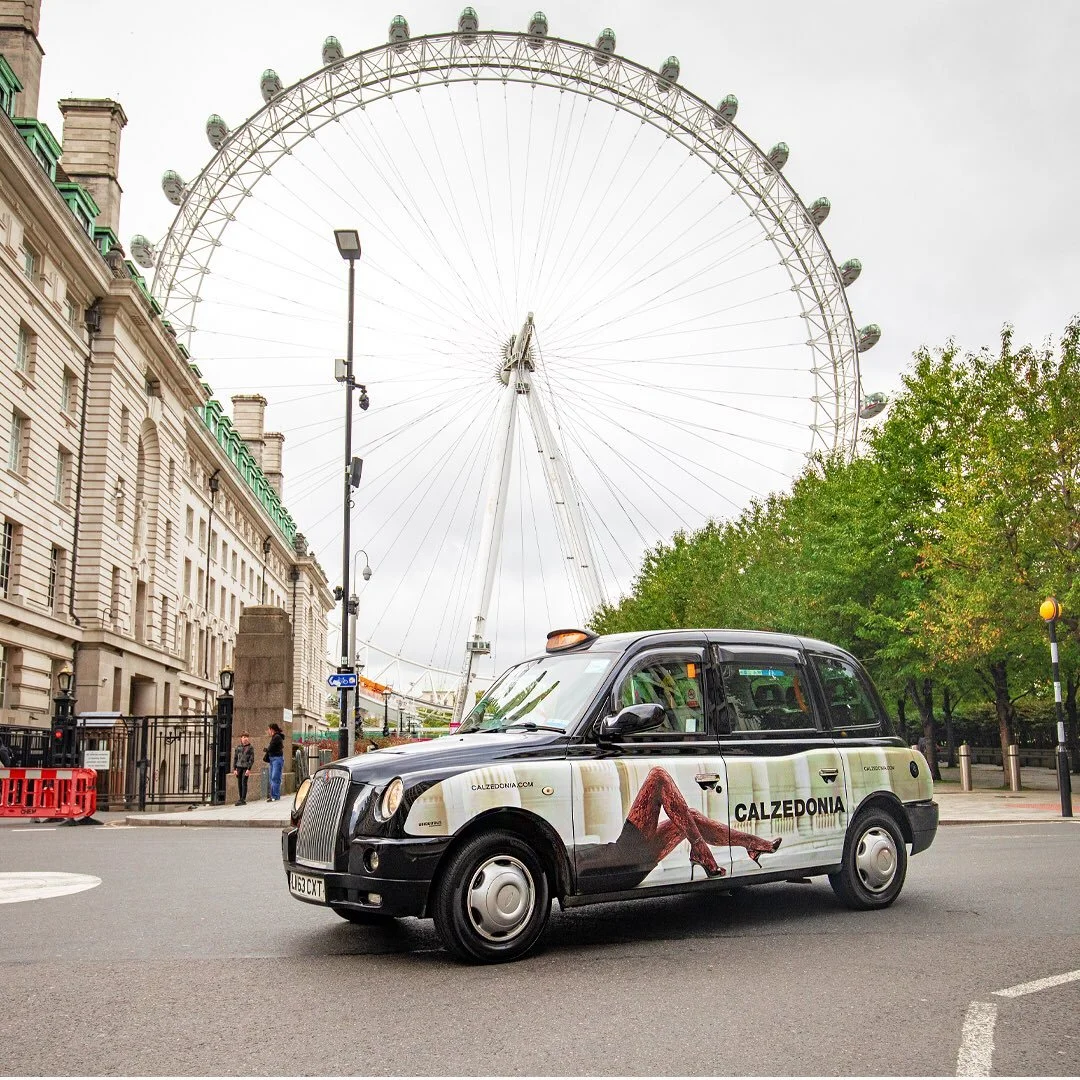 For the market leader in women&rsquo;s hosiery, Taxi Advertising is the perfect match. They both capture attention with ease.