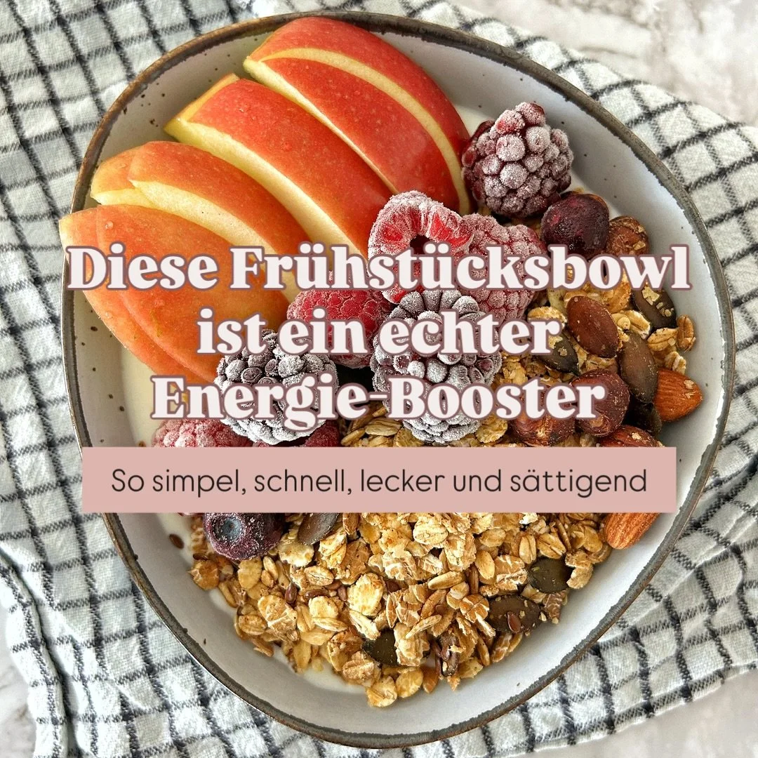 Bereit f&uuml;r einen leckeren und energievollen Start in den Tag?
Diese s&auml;ttigende Fr&uuml;hst&uuml;cksbowl k&ouml;nnte genau das sein, wonach du suchst! 🌞🥣

Diese Bowl liefert dir eine F&uuml;lle essentieller N&auml;hrstoffe und gibt dir die