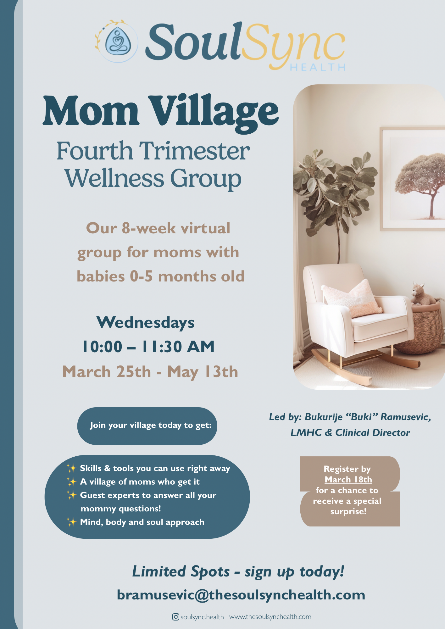 Postpartum therapy group fourth trimester