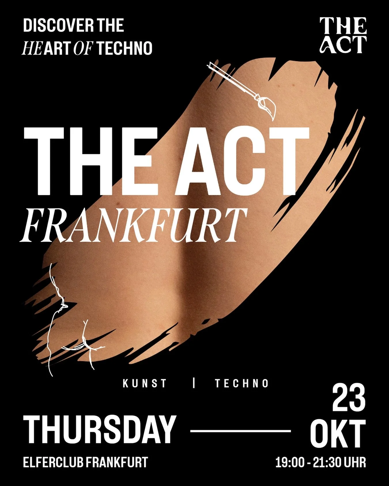 Ihr wolltet schon immer mal Aktmalerei ausprobieren?
Hier ist eure Chance!🤩

Am 23. Oktober findet unser n&auml;chstes TheAct im @elferclub statt! 

Ordentlichen bounce gibt&rsquo;s musikalisch von @herevegooo 🌟🌟🌟

Sichert euch euer Platz! Ticket