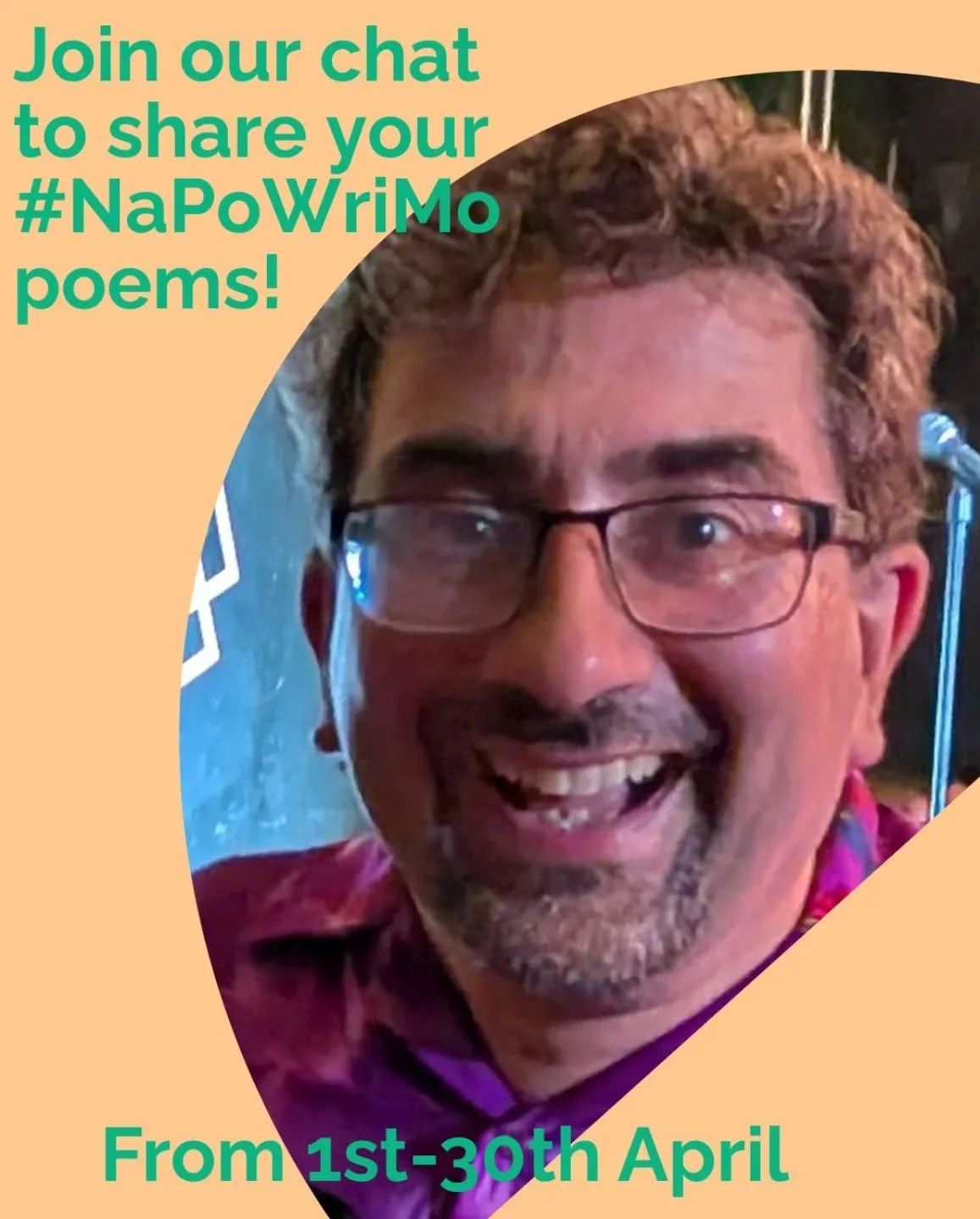 Tomorrow (1st April) is the start of National Poetry Writing Month - #napowrimo. 

🍊You're invited to join our chat (via link in bio) and share a poem every day for the month of April.

Are you in? Join Athos and the rest of the gang over in the cha