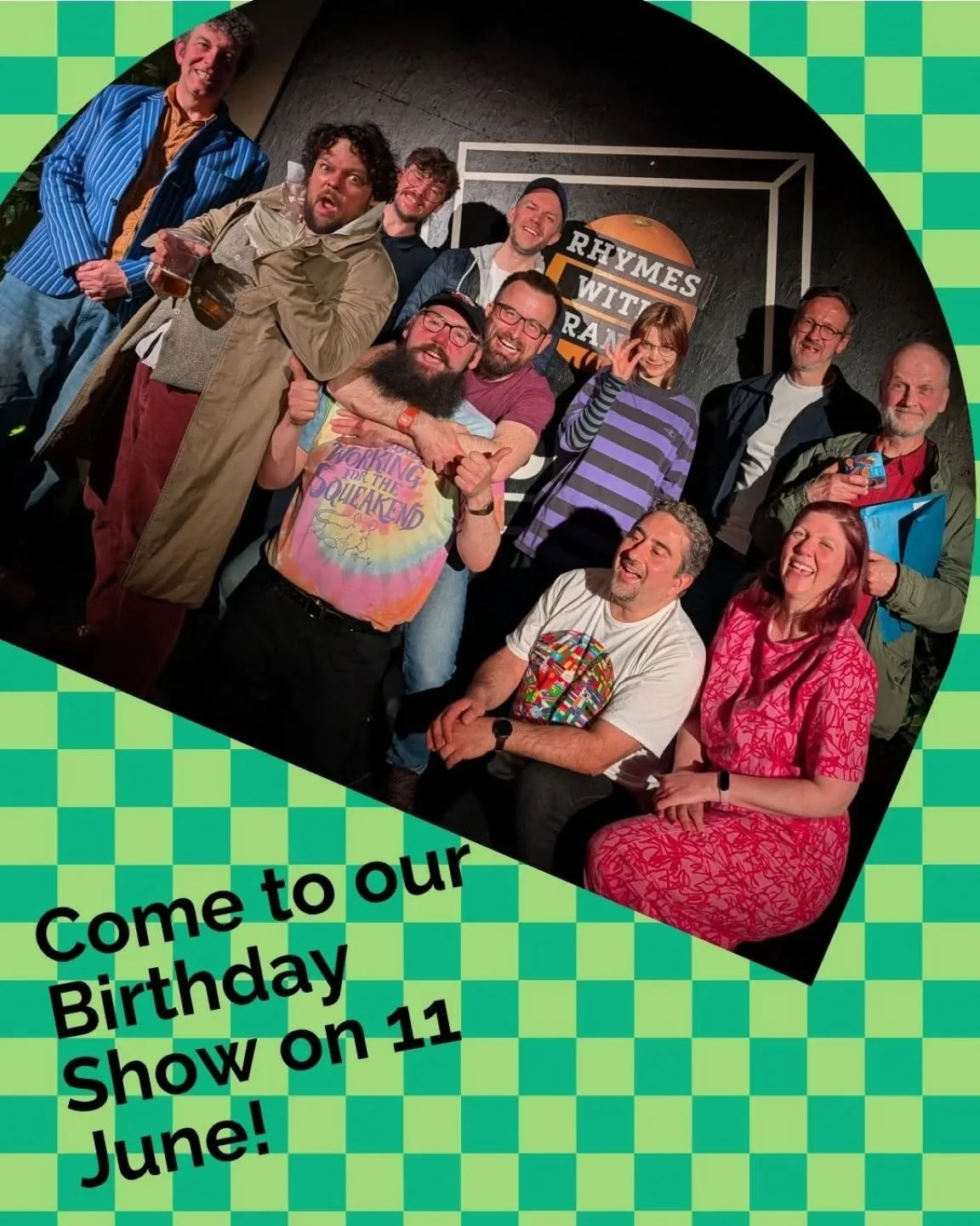 Get your ticket now to come to Rhymes on 11 June 🎫🎫🍊

📅 Thursday 11 June 
📍 @21soho.sq 
🎫 via link in bio 

We'll be celebrating 14 years of Rhymes with sets from our featured performers and two returning winners Sarah Munday and Perry Twelvetr