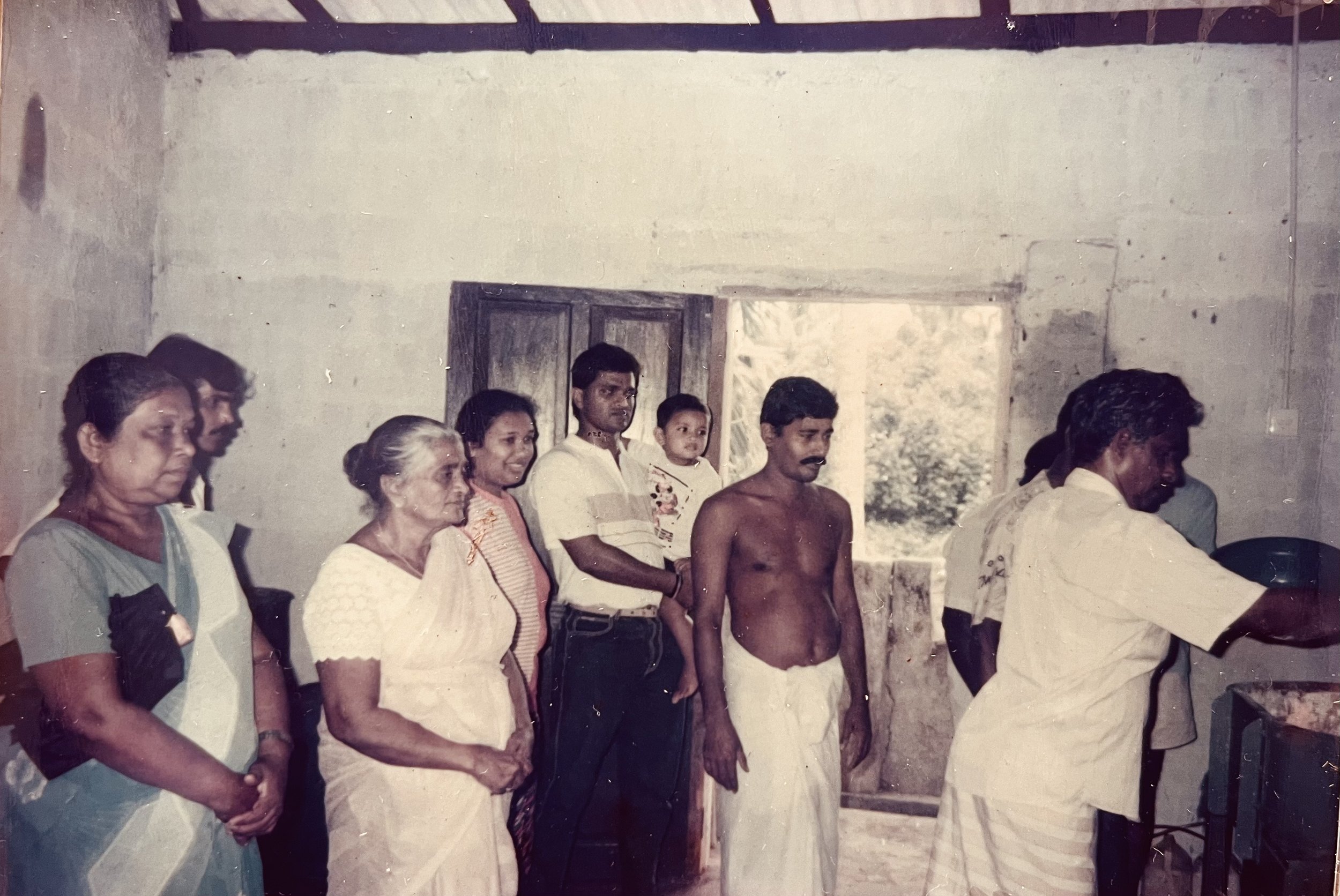 The Opening of Bawani Foods Factory back in 1996 with Halambage Premasiri, W A Leelawathi, W Wimalawathi, A M Deepa Nilanthie De Silva and W A K Ariyadasa
