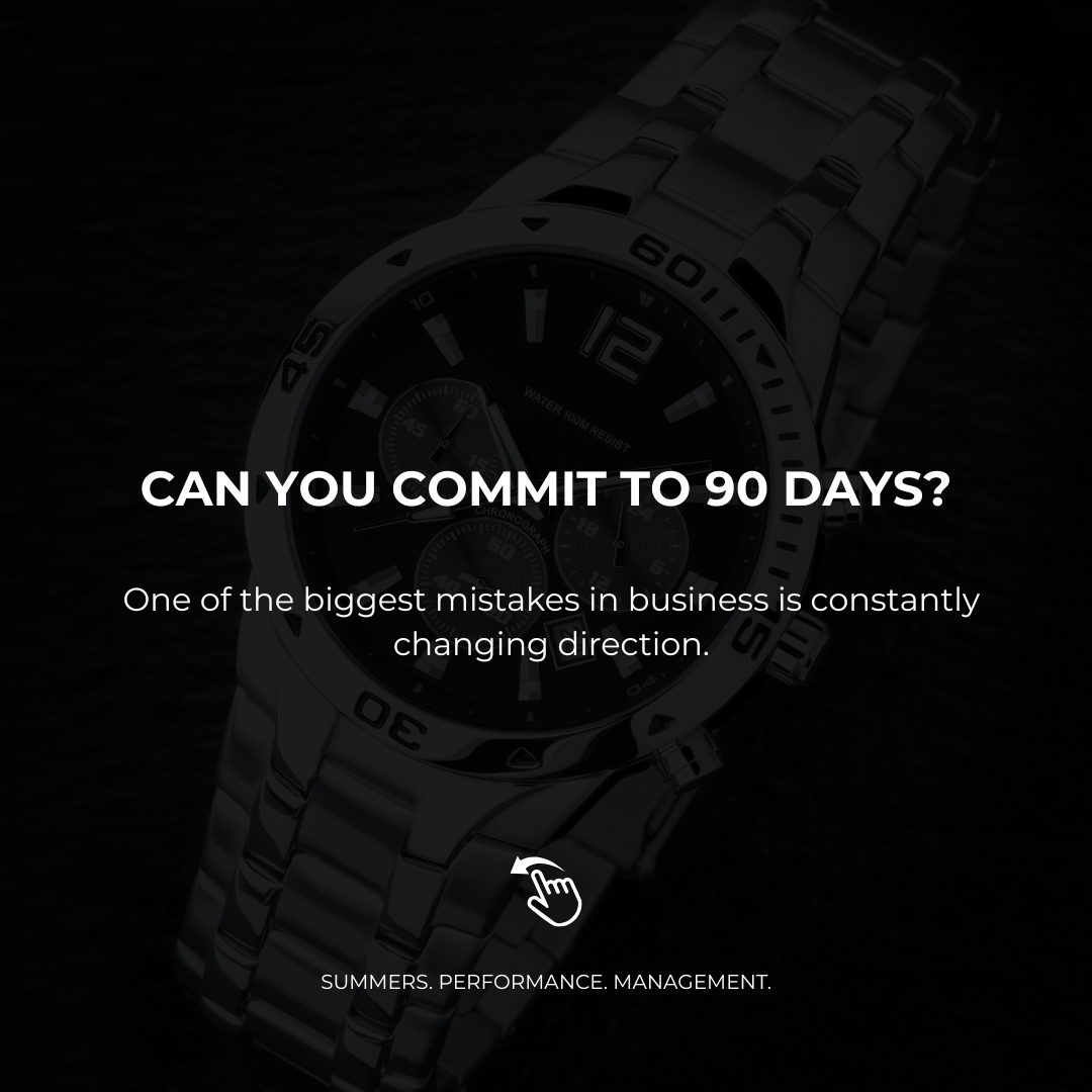 How to Set a 90-Day Business Target — and Actually Follow Through