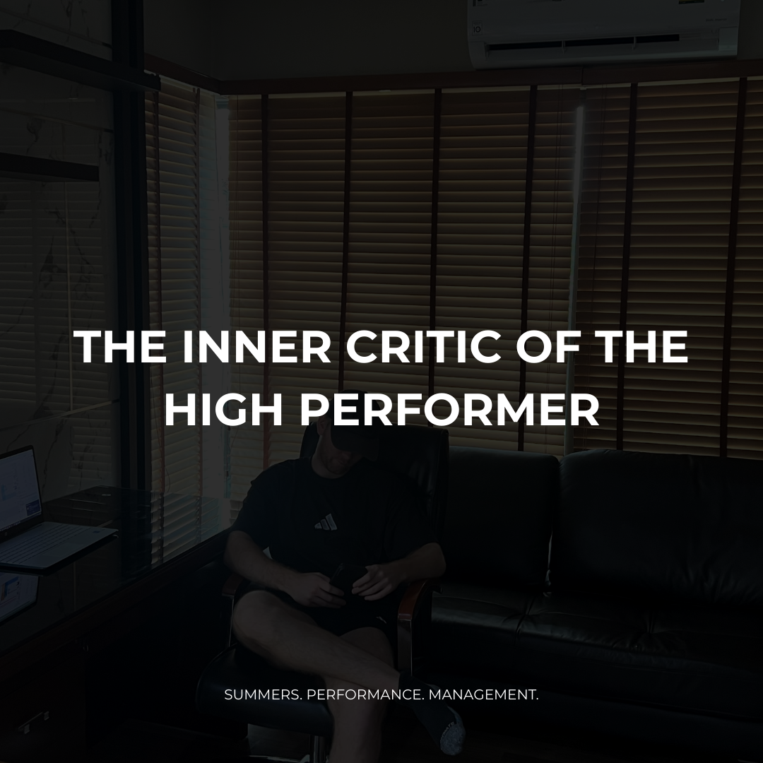 The Inner Critic of the High Performer