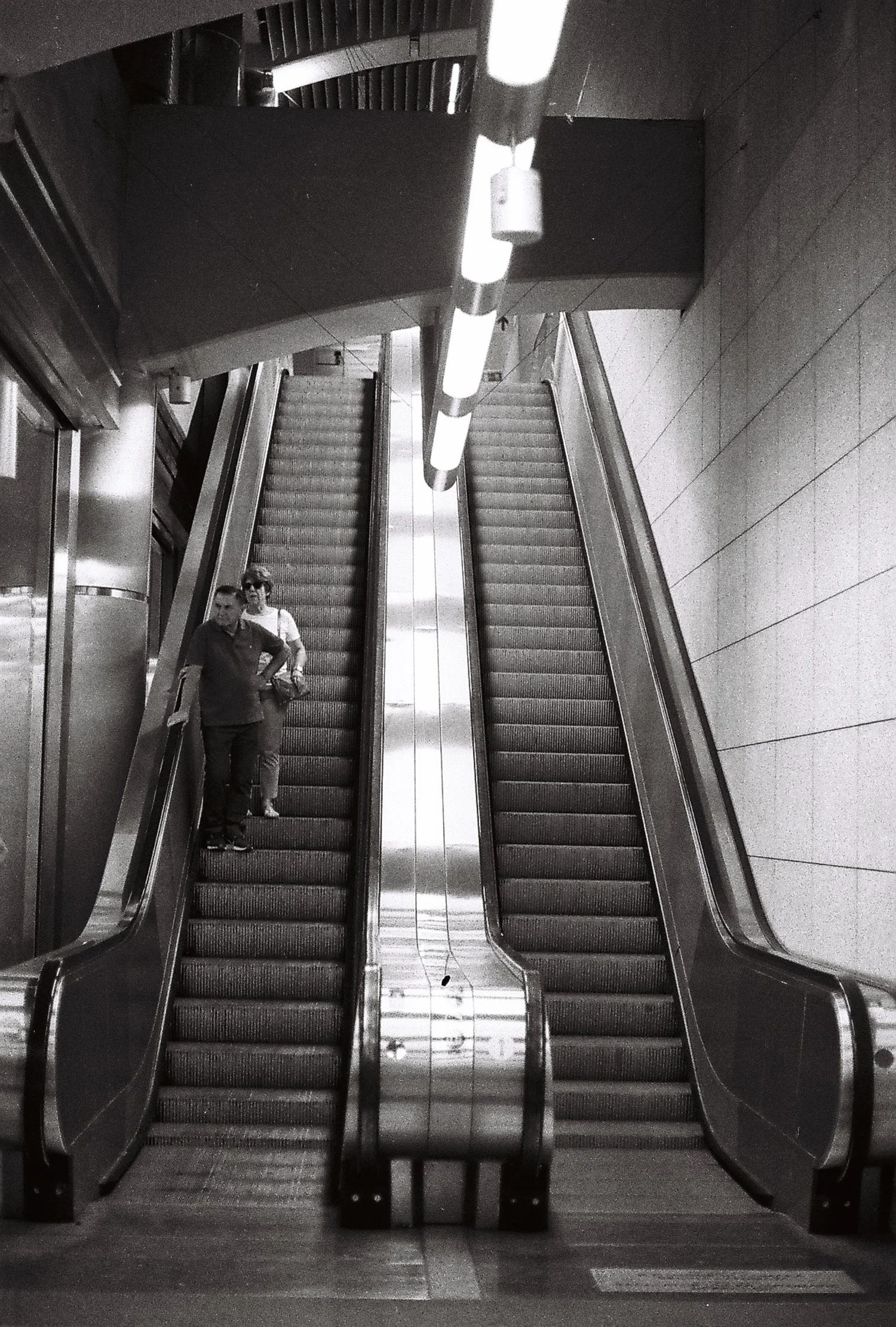 
Escalators in Anthousa Metro Station