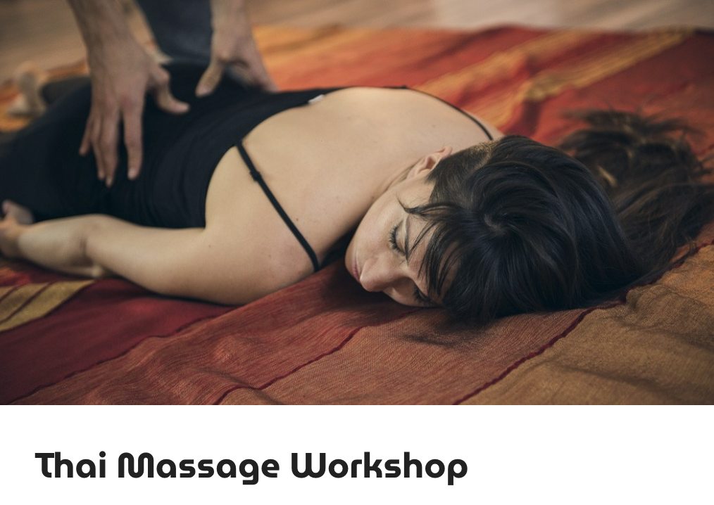 Thai Massage workshop
