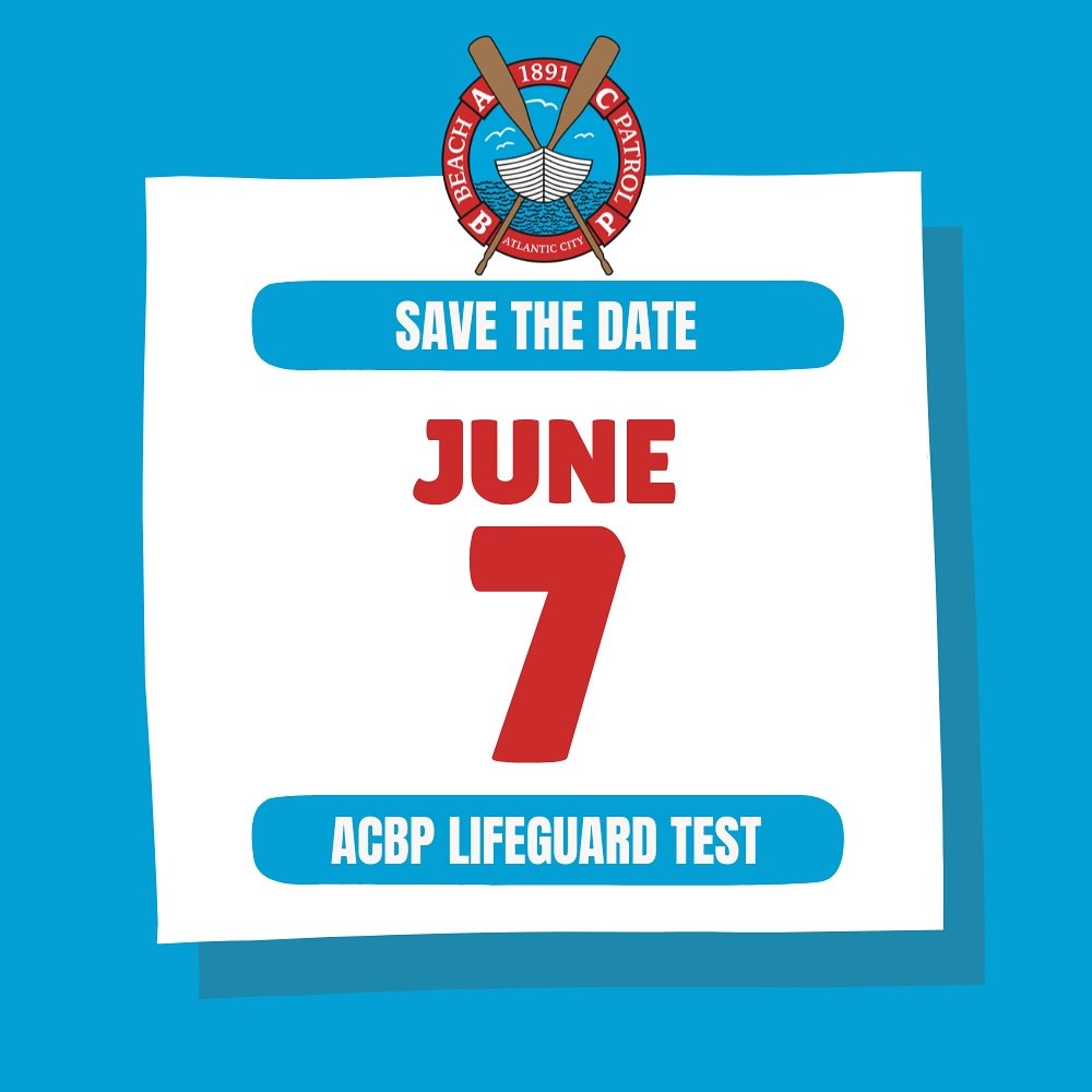 The 2025 Atlantic City Beach Patrol test is scheduled for Saturday, June 7th.  The tryout will consist of five (5) phases of testing.  Anyone testing is required to have rowed at least one (1) time in a Van Duyne rescue boat prior to the tryout to be