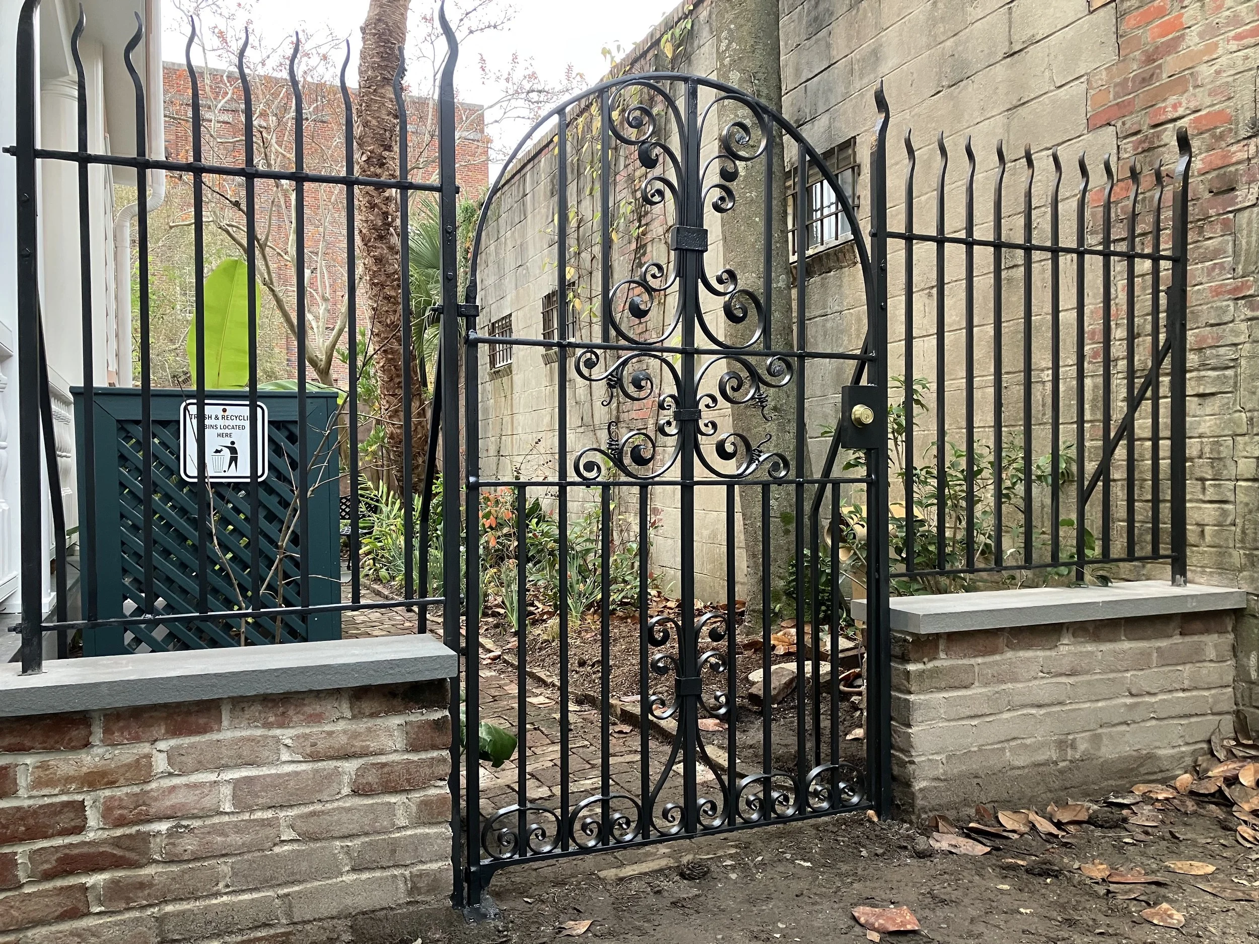 Cannon St Garden Gates in Charleston, SC