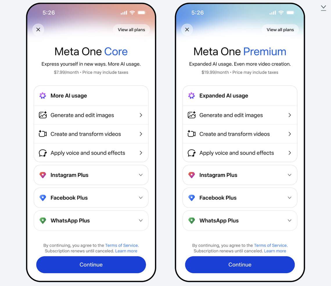 Meta launches subscriptions for businesses — the top tier costs SEK 6,400/month