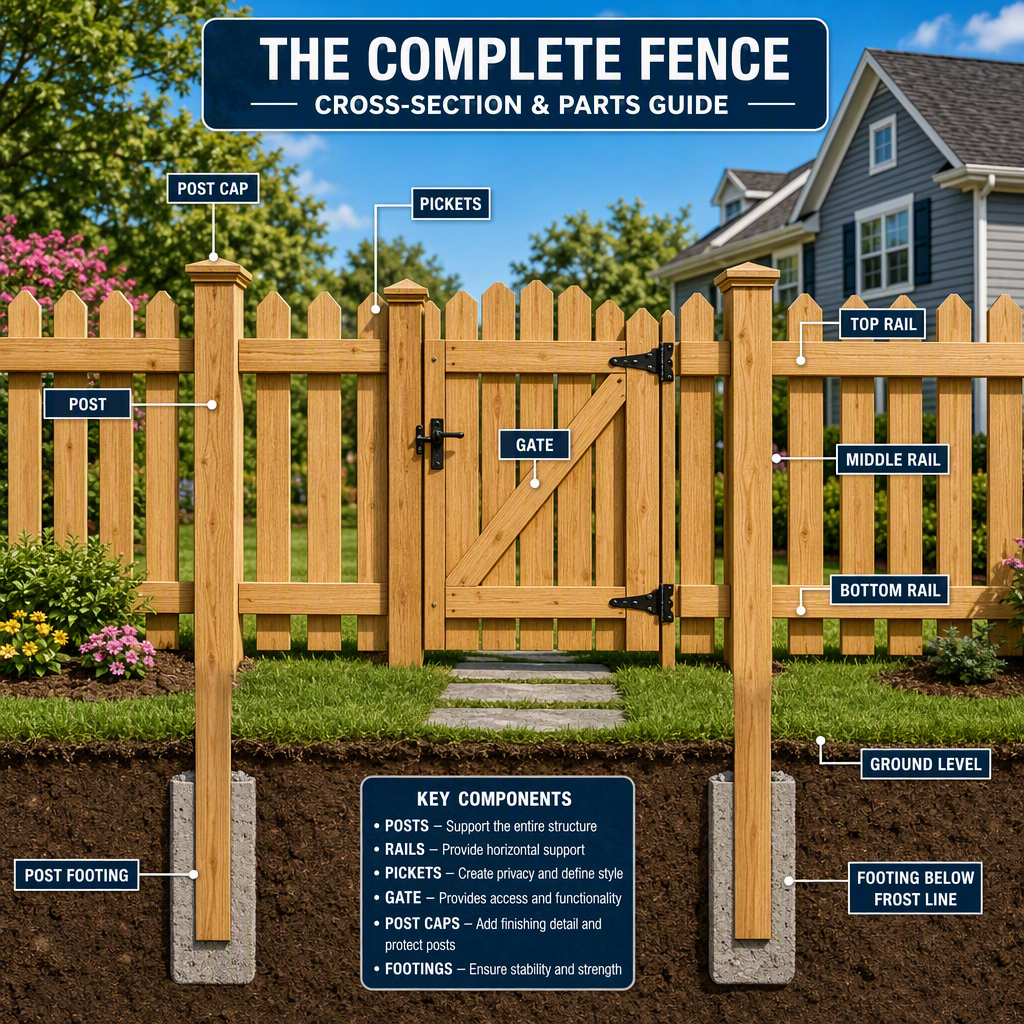 Fence Anatomy: Every Part of a Fence Explained for You