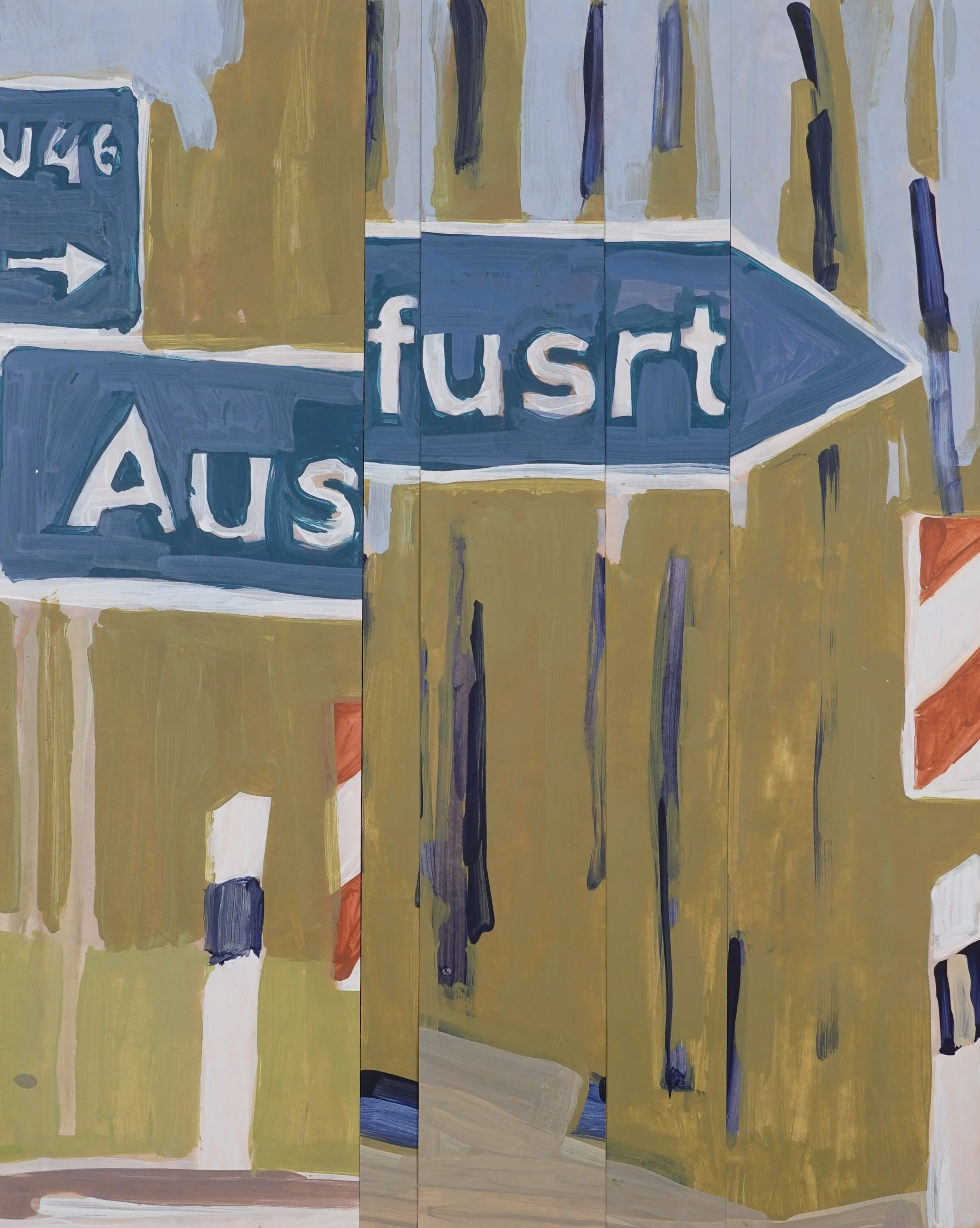 

Aus fusrt — 2026
Collage, acrylics on faded photo, artist frame
40 x 30 cm