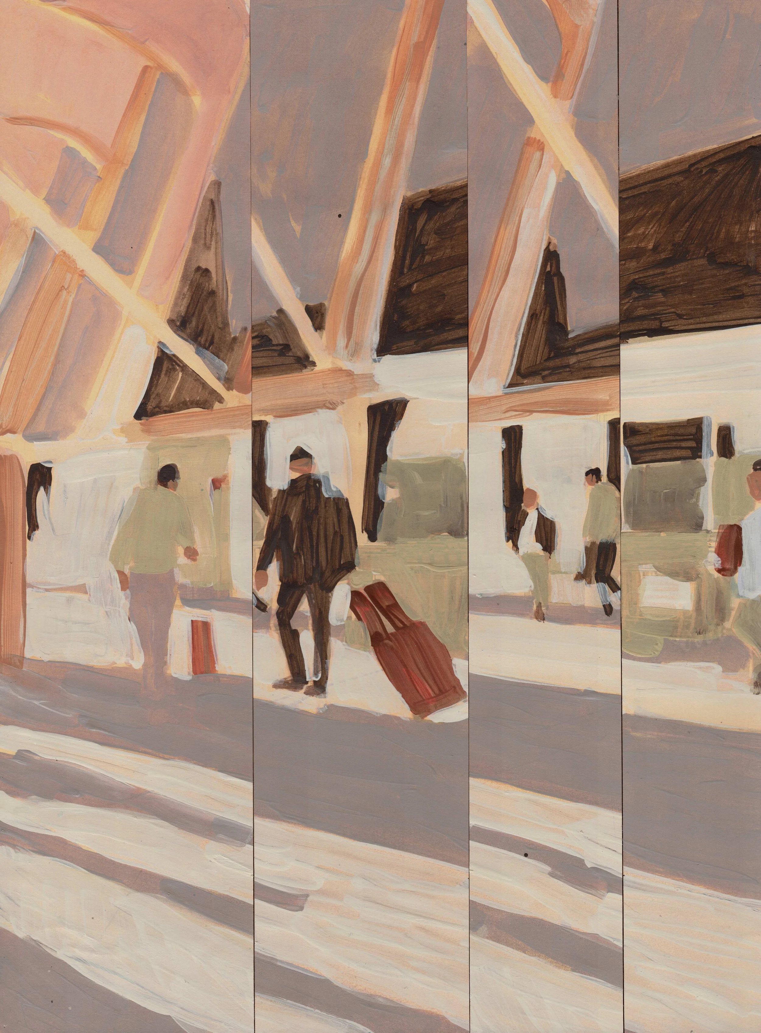 

Departing Direction — 2026
Collage, acrylics on faded photo, artist frame
40 x 30 cm