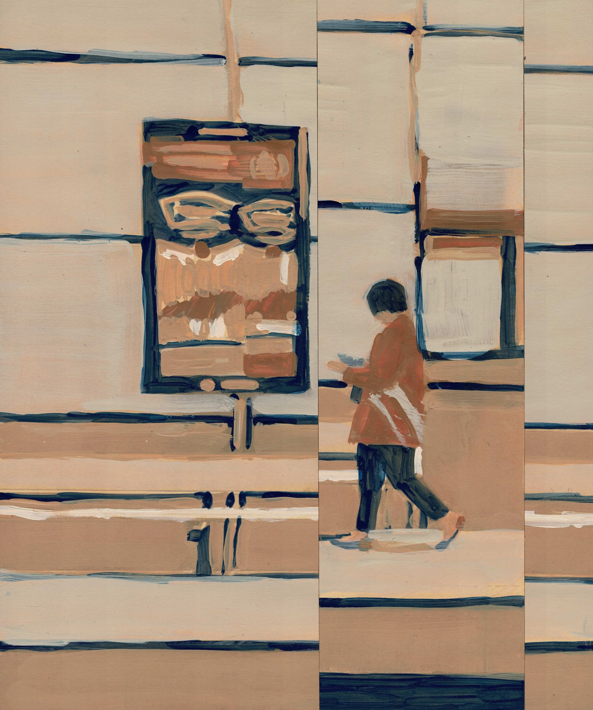 

Rushing Residue — 2026
Collage, acrylics on faded photo, artist frame
30 x 25 cm