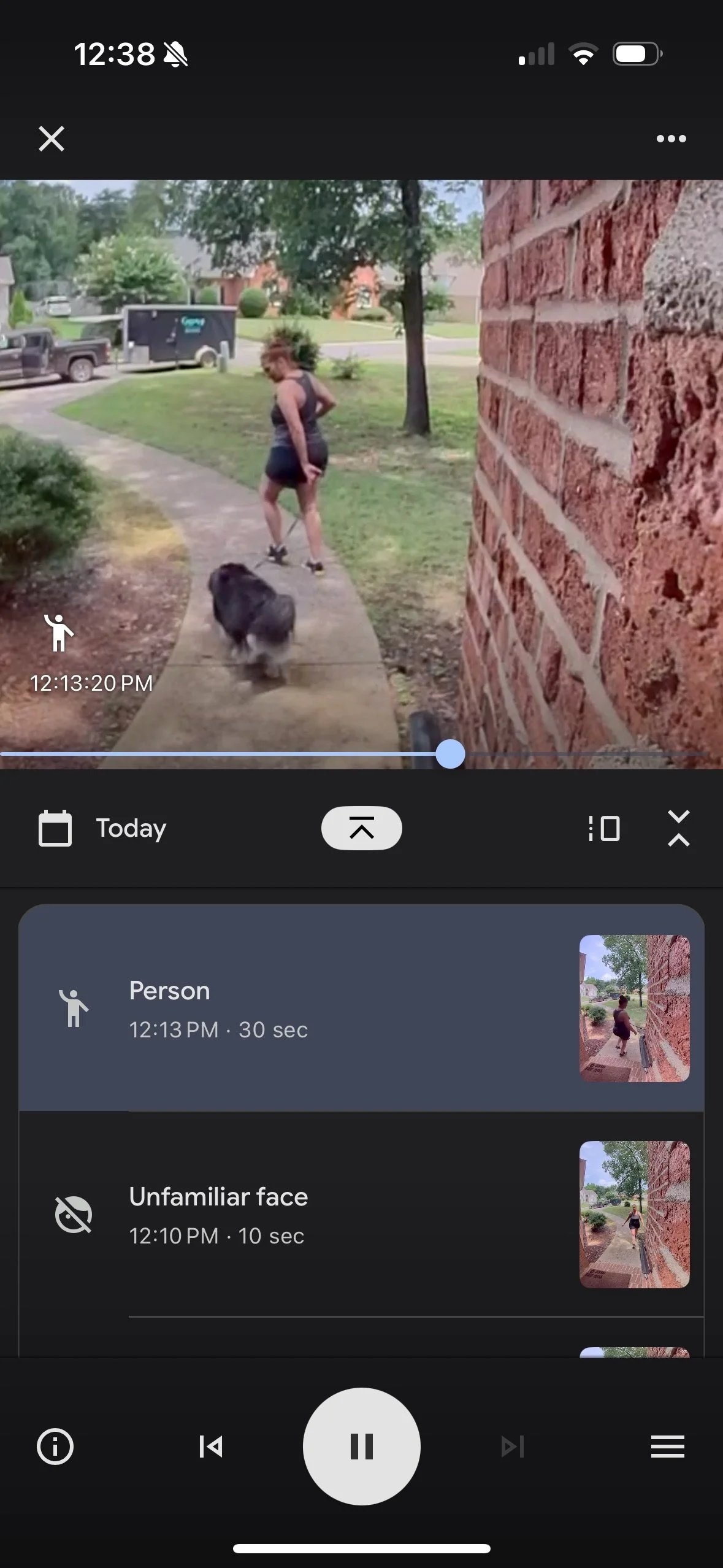 Koda on his way to live with his new owner Onaca. 

(To our knowledge, Koda had never lived with a little human before, so we started seeing early on that he and Kanoa wouldn't be a good mix - especially with the crawling / walking stage upcoming. On