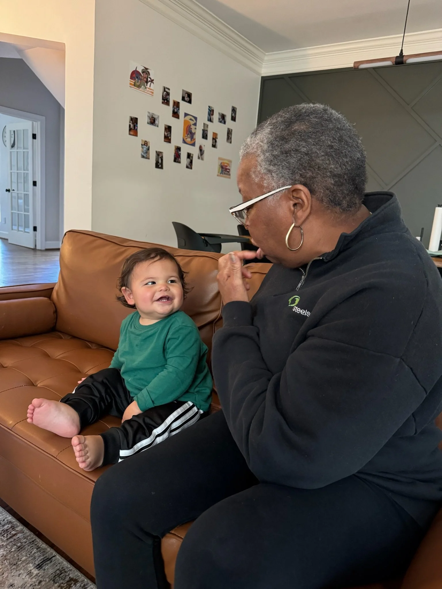 Havin' fun with Auntie V