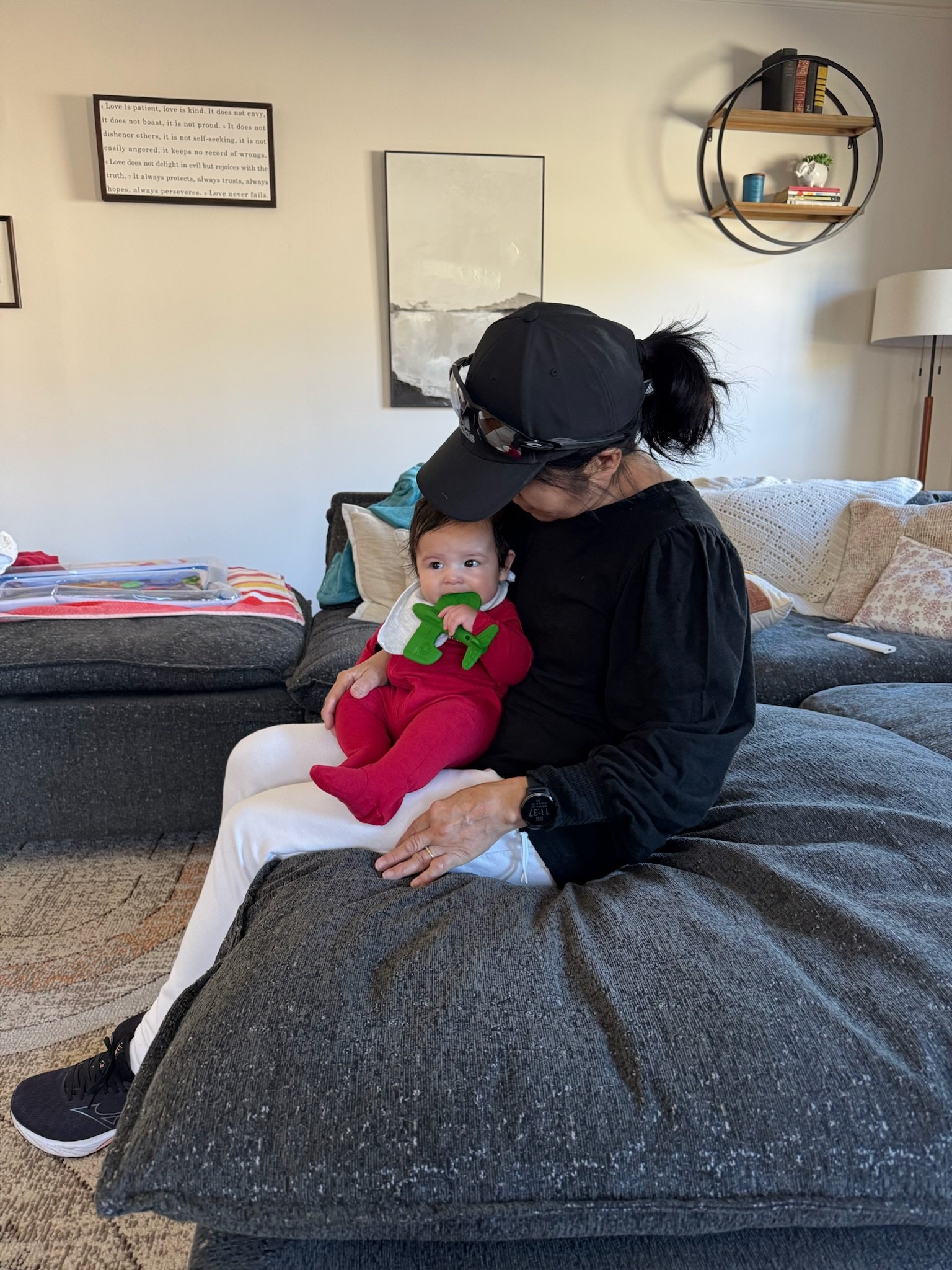 Miko + airplane teether