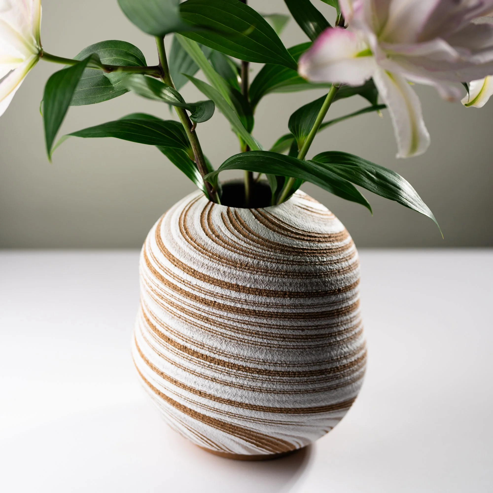 Kurvige Spiralvase