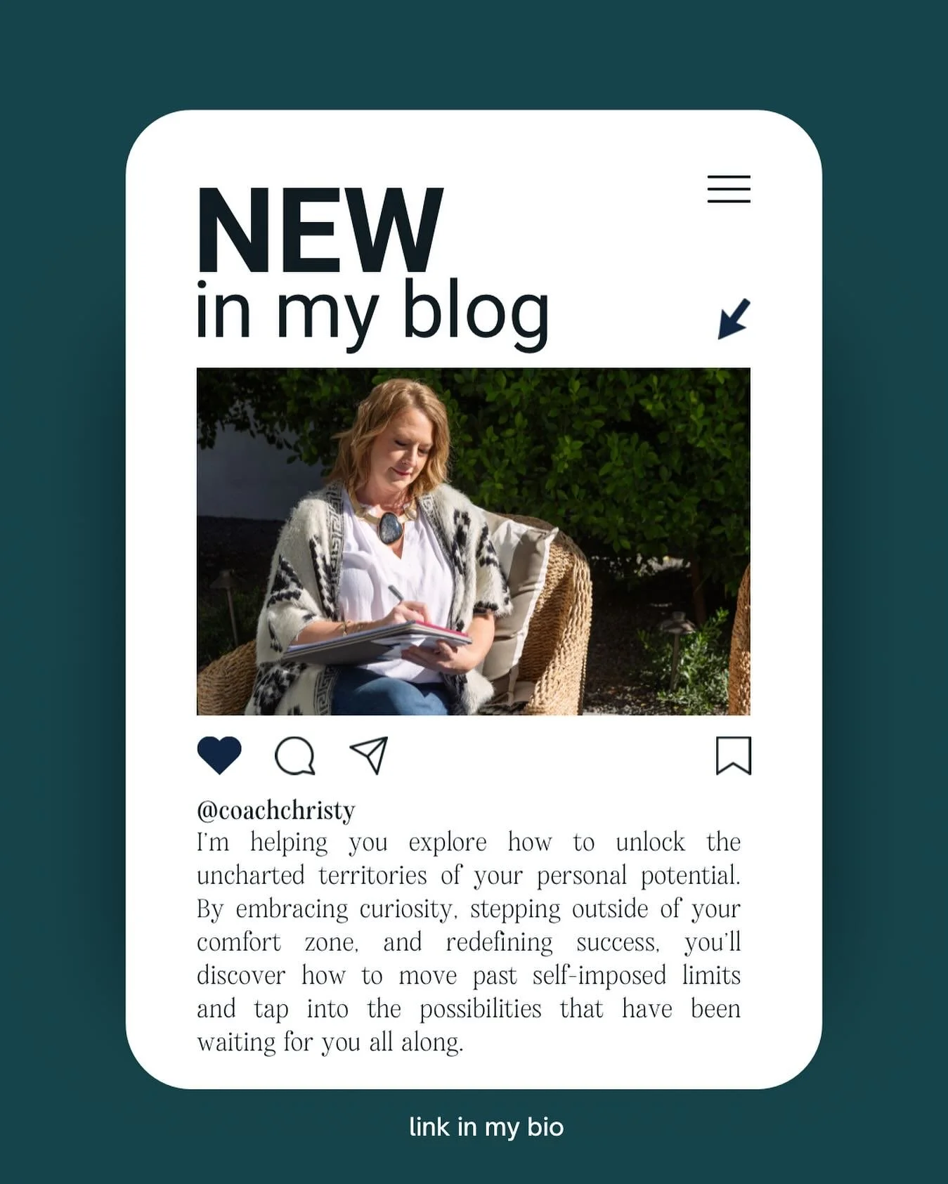 I am excited to share that I have decided to start putting my ideas into a blog. I love being able to connect in a different longer form!
Check out my newest post.
