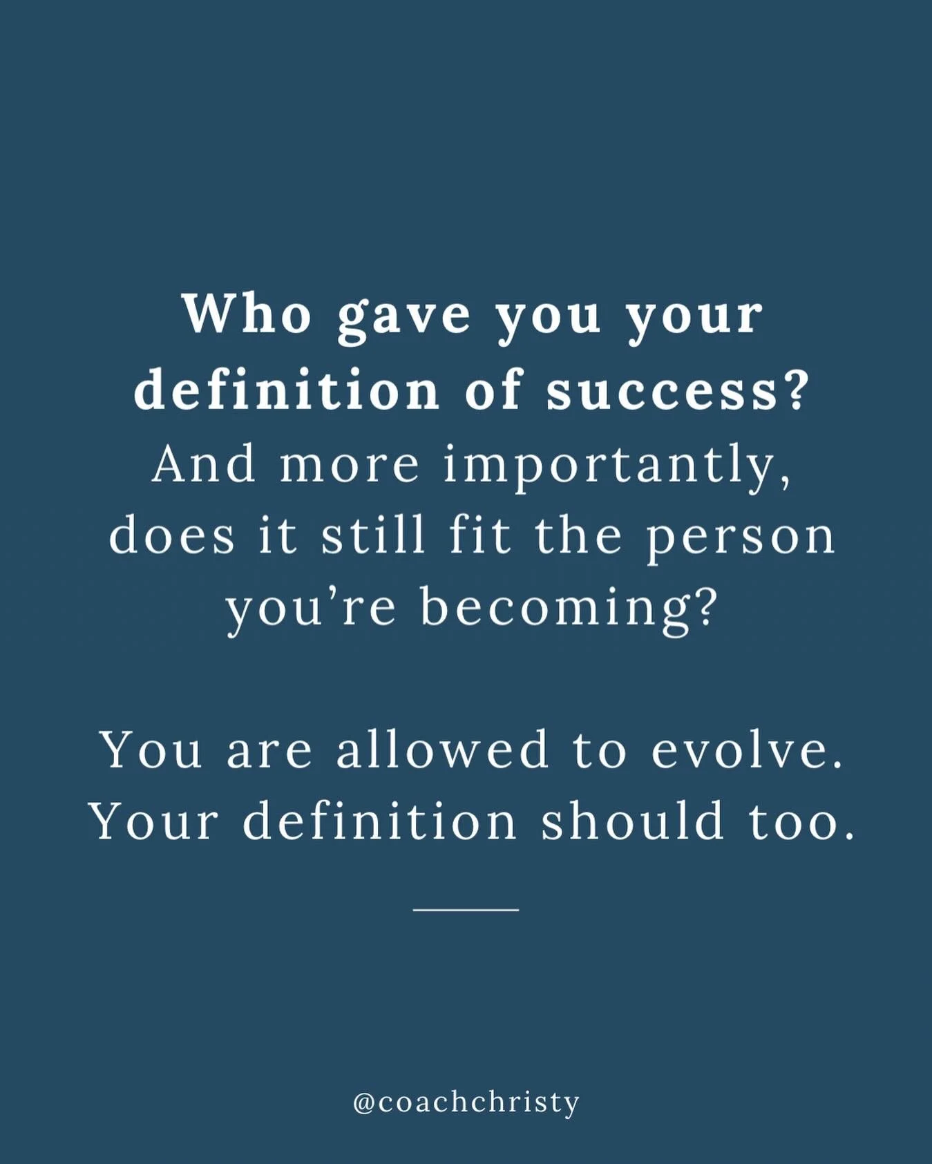 If you&rsquo;re ready to explore what success looks like in the next chapter of your life, join us in the Deep Anchor Collective.  Doors open 2/1, link to Waitlist is in Bio. 

And in the meantime, the waitlist gets you access to my Seasons of Life w